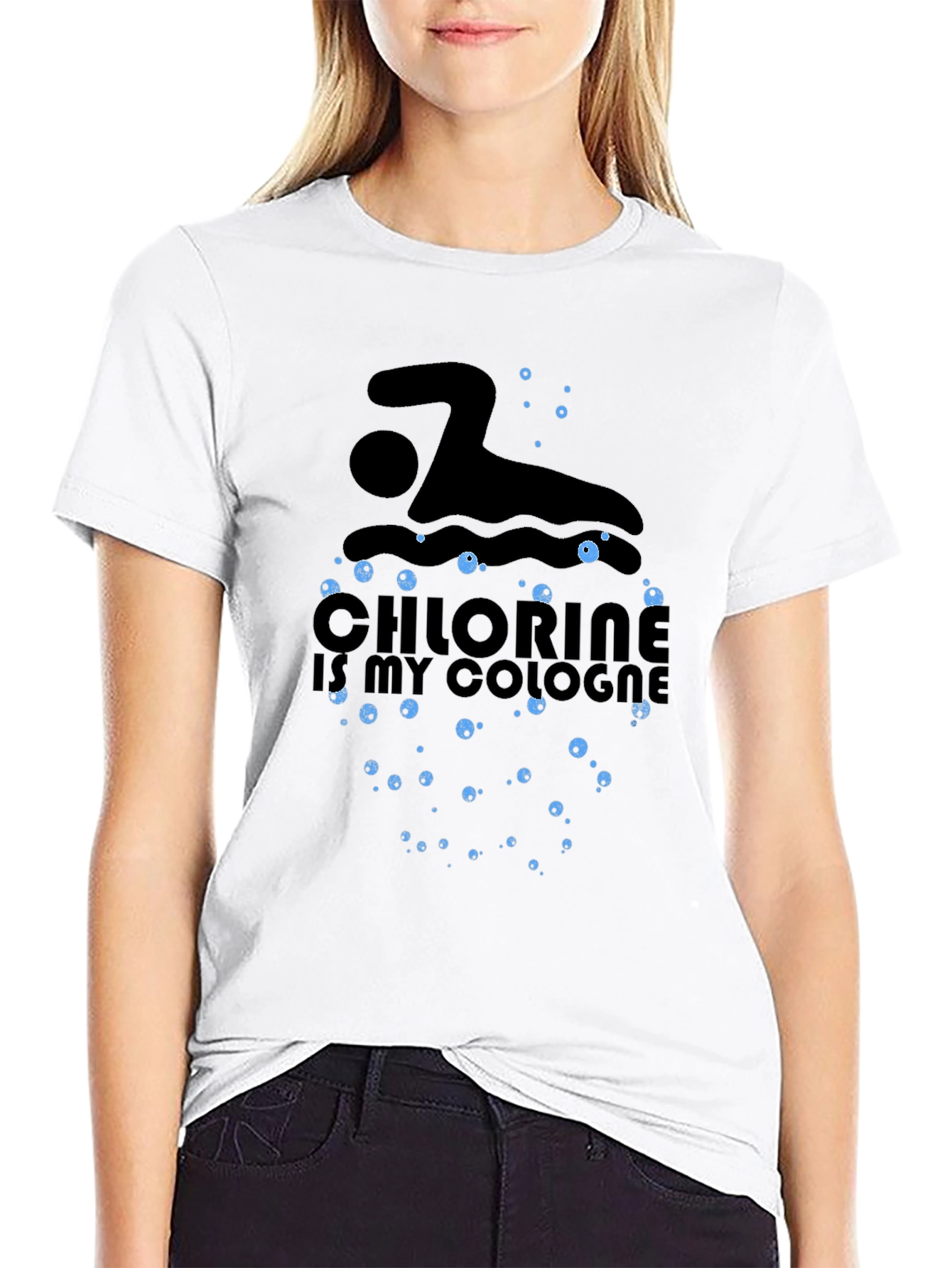 Chlorine is My Cologne Swimmer T-Shirt
