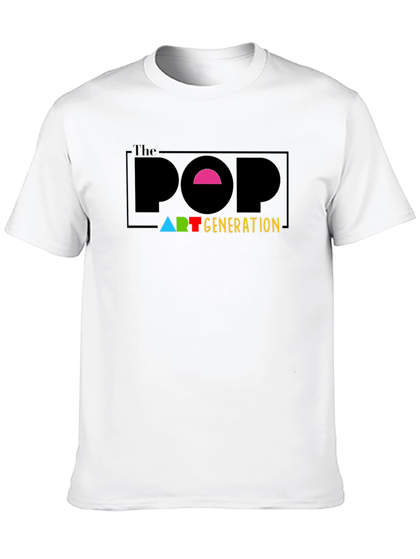 The Pop Art Generation Black T-Shirt