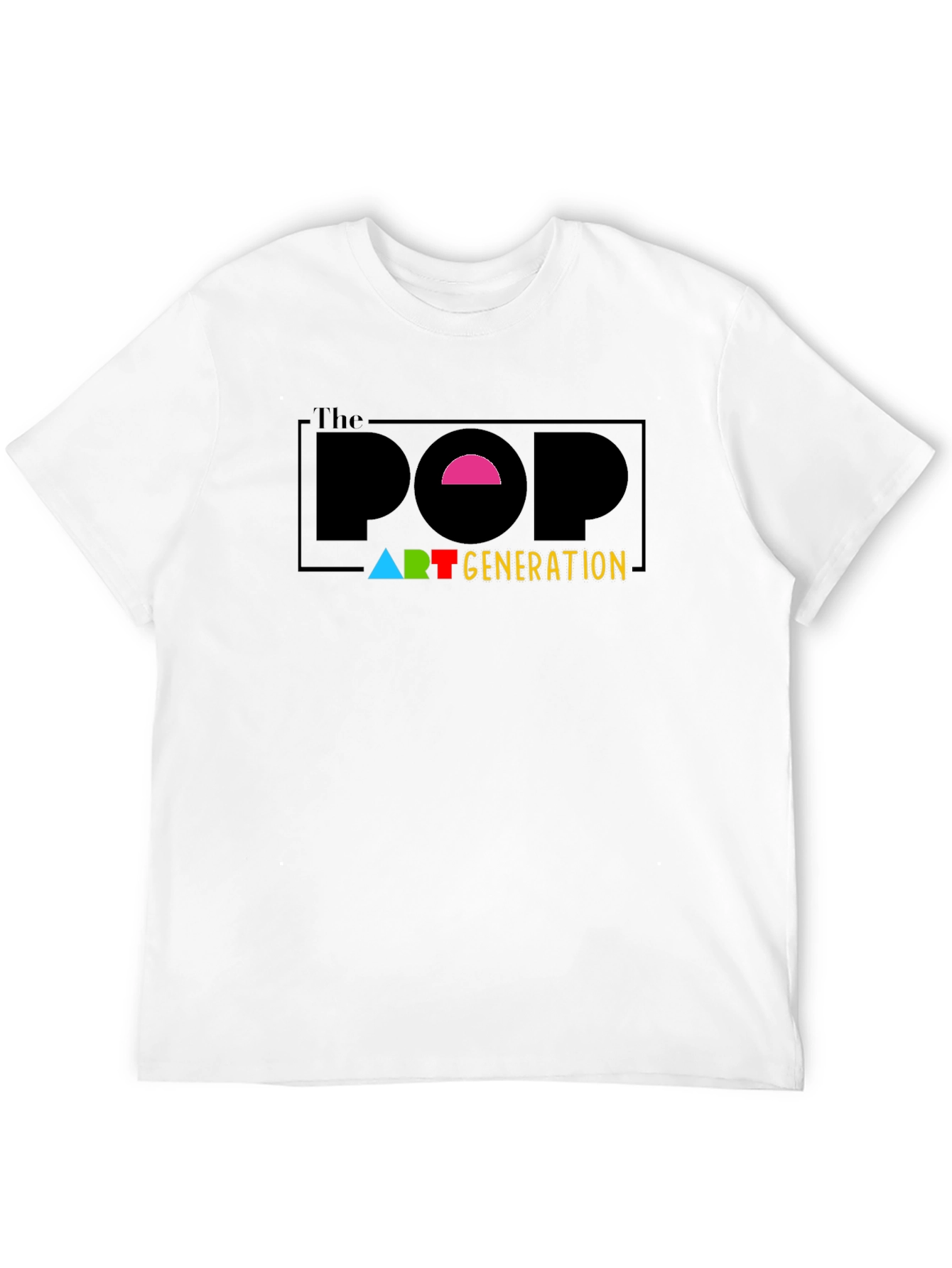 The Pop Art Generation Black T-Shirt