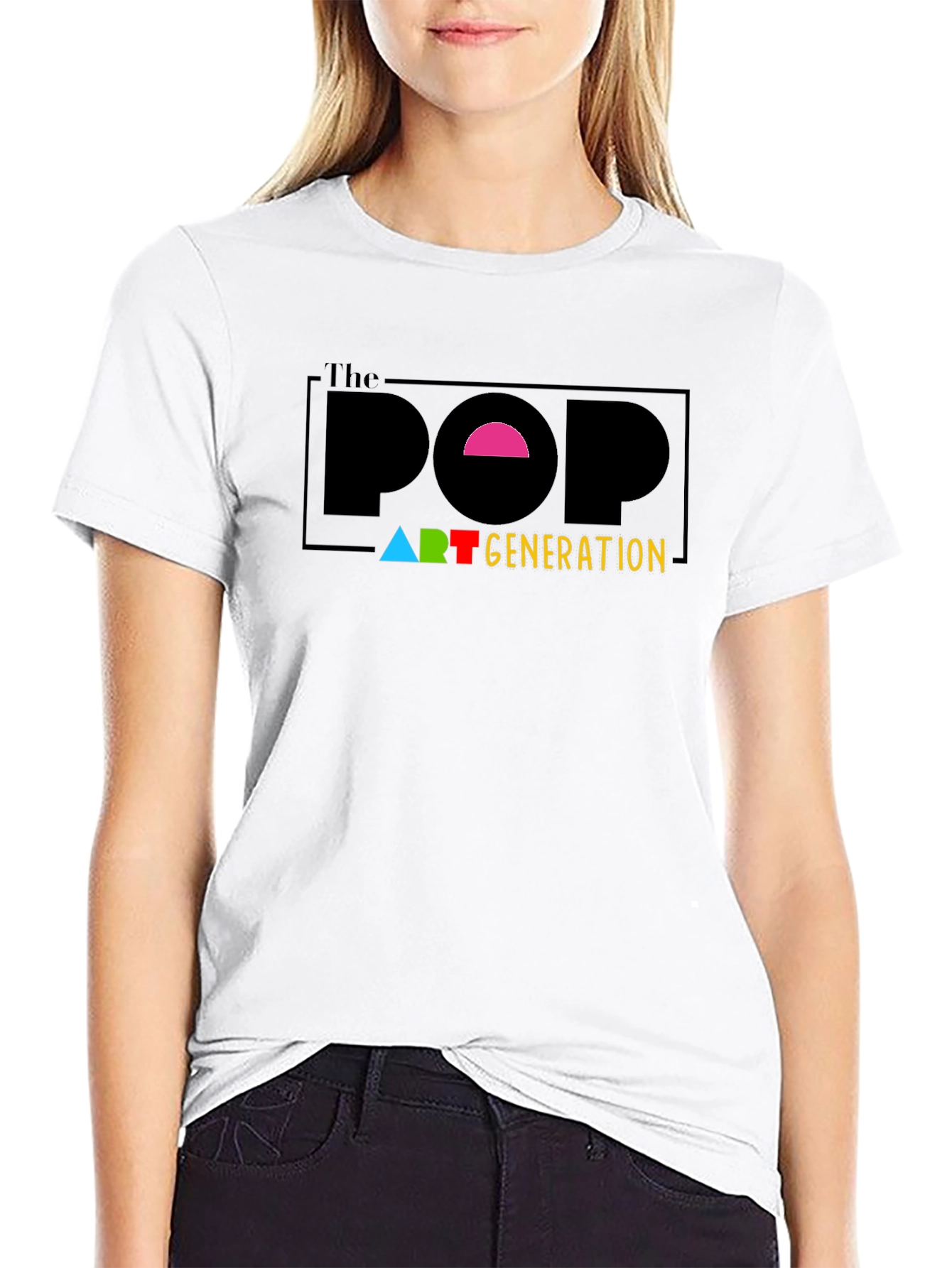 The Pop Art Generation Black T-Shirt