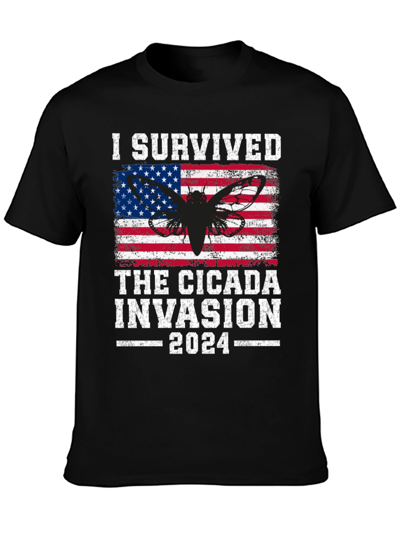 I Survived Cicada Invasion 2024 T-Shirt