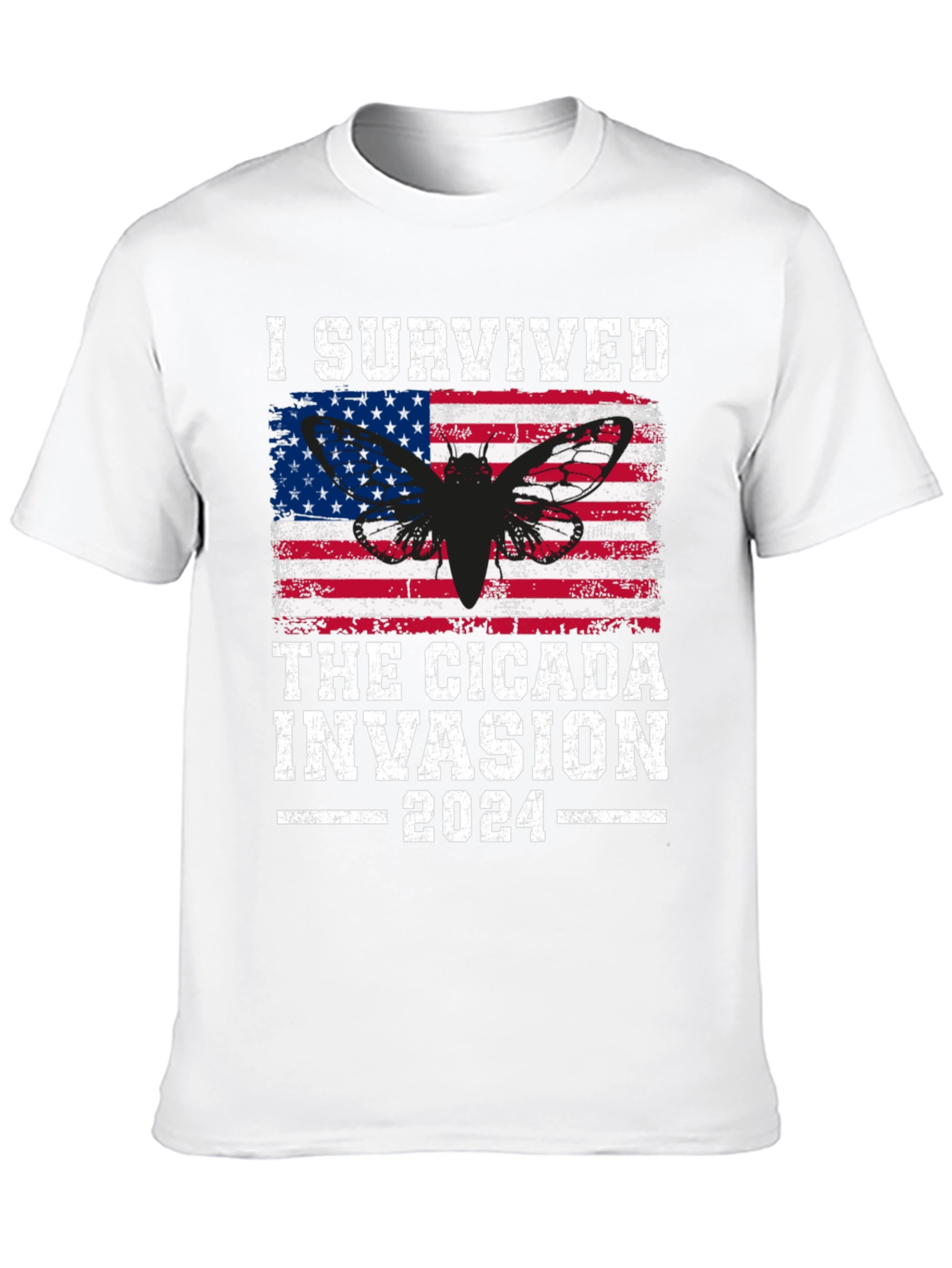 I Survived Cicada Invasion 2024 T-Shirt