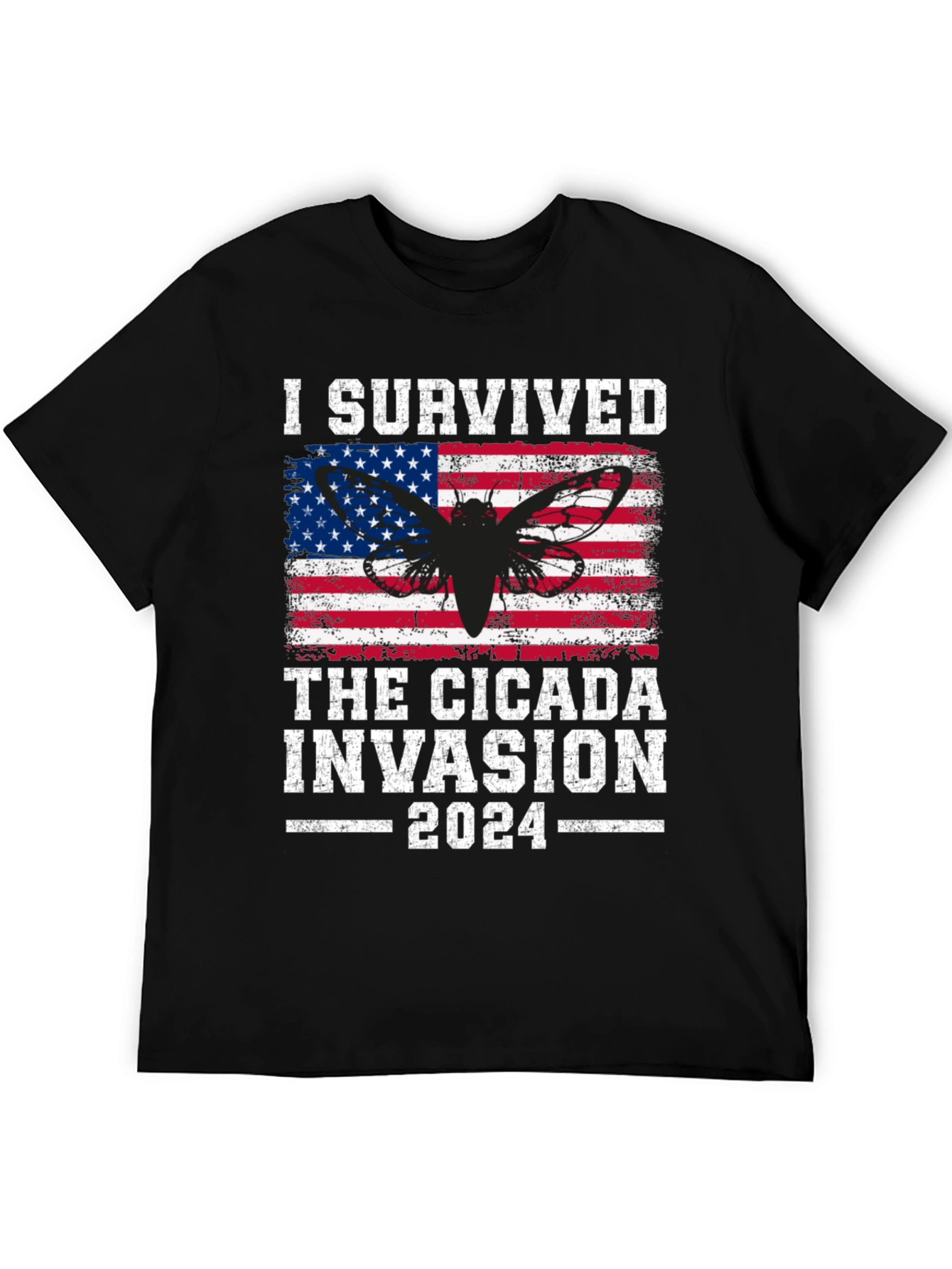 I Survived Cicada Invasion 2024 T-Shirt