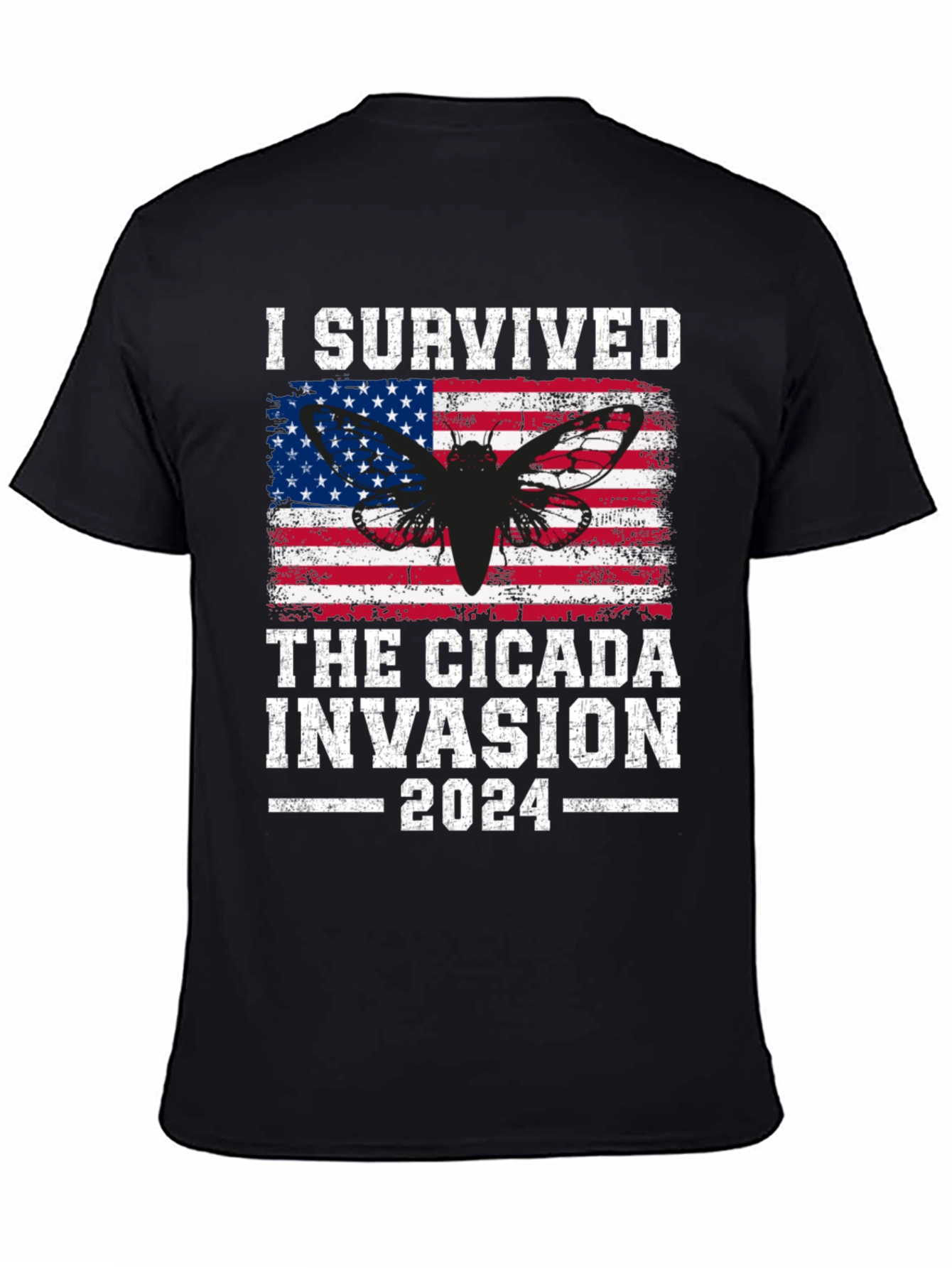 I Survived Cicada Invasion 2024 T-Shirt