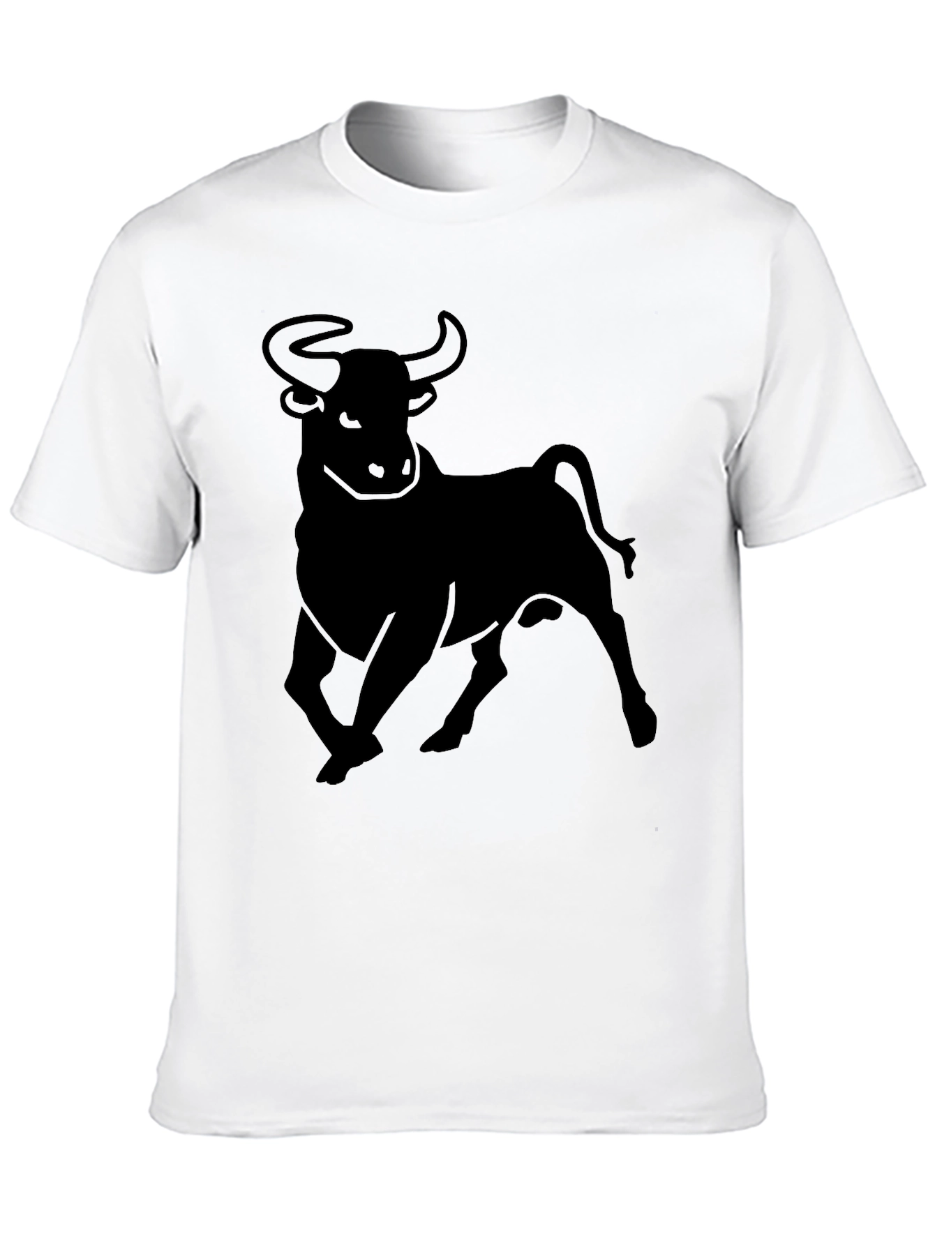 Black Bull Graphic Tee - Mens Casual Shirt