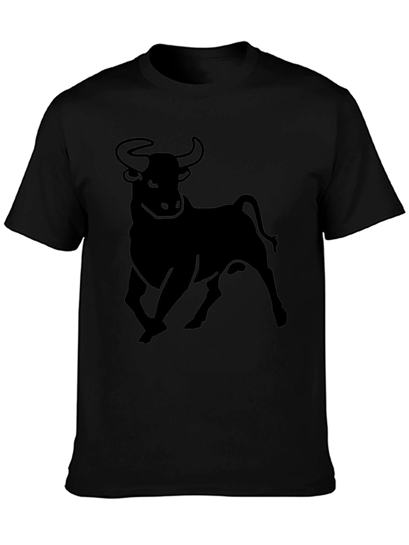 Black Bull Graphic Tee - Mens Casual Shirt