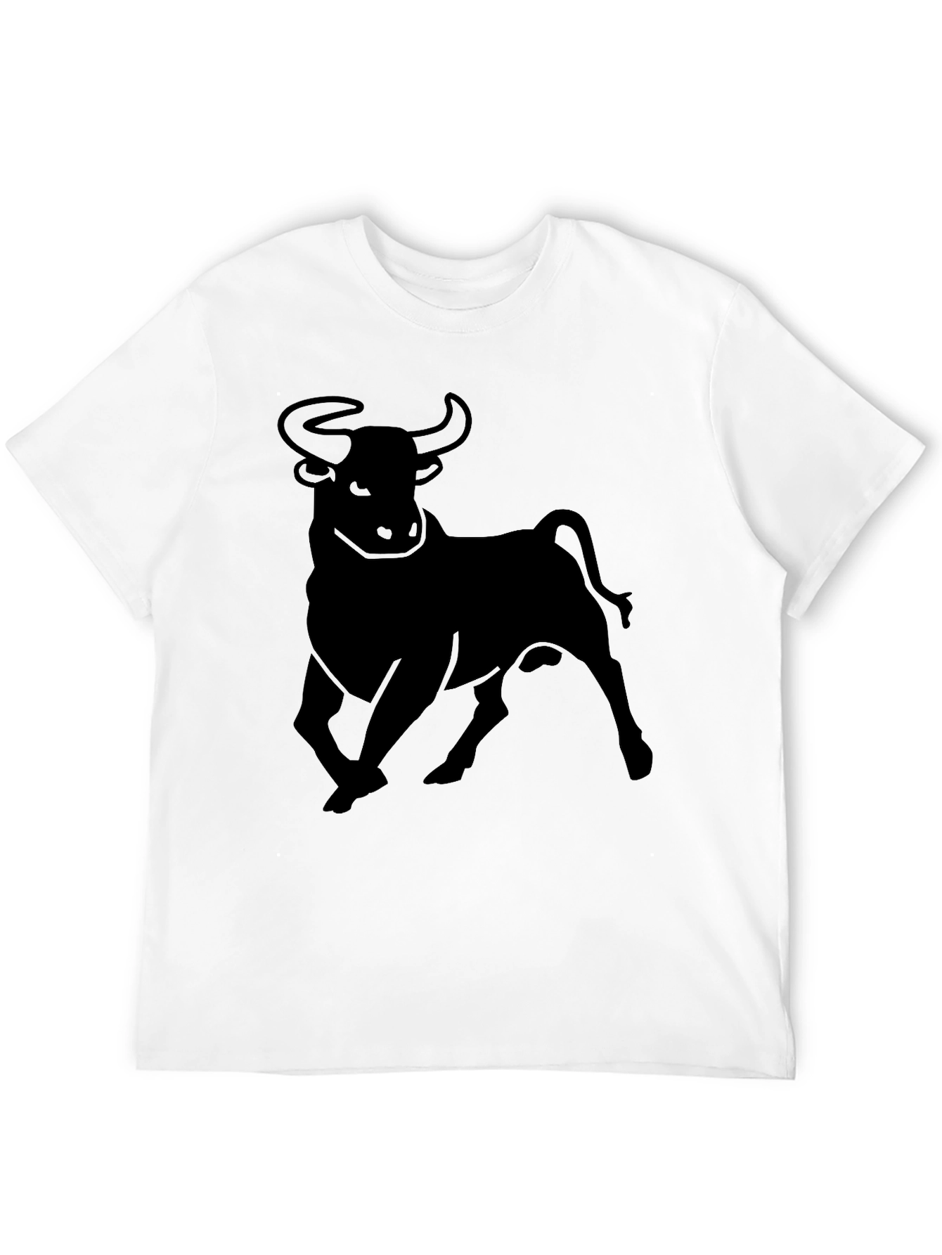 Black Bull Graphic Tee - Mens Casual Shirt