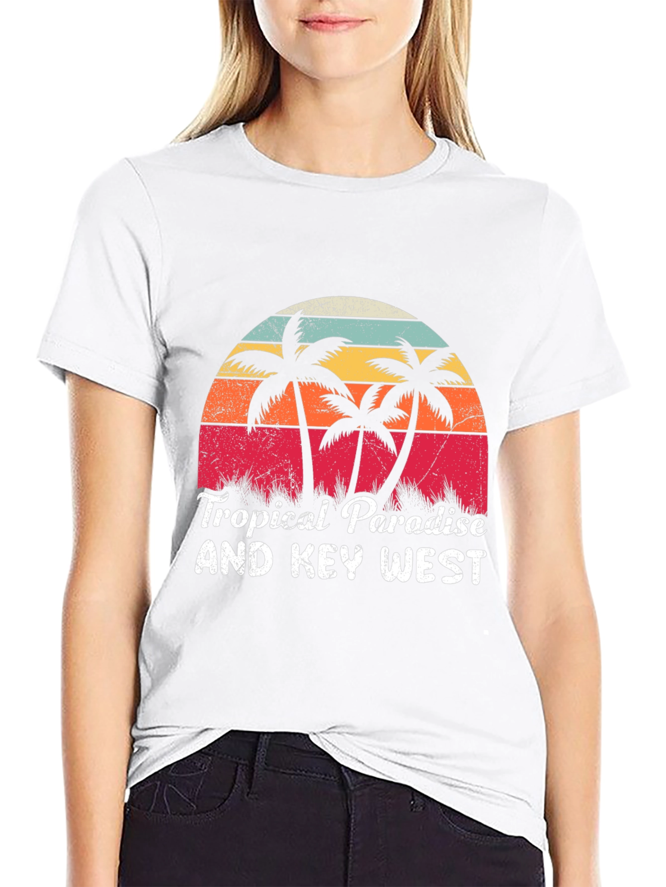 Tropical Paradise Key West Graphic Tee