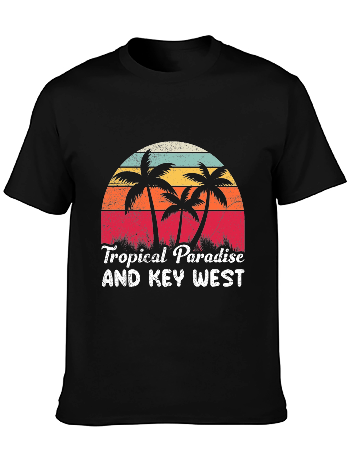 Tropical Paradise Key West Graphic Tee