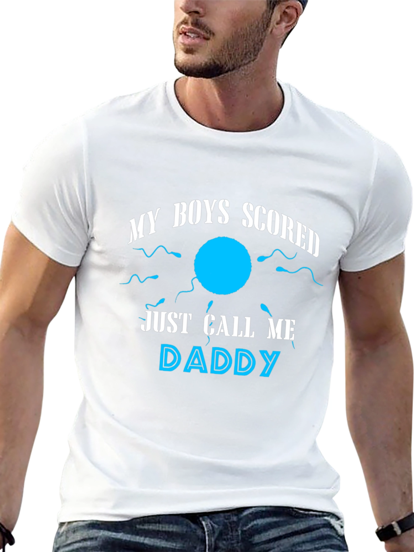 My Boys Scored Funny Graphic T-Shirt