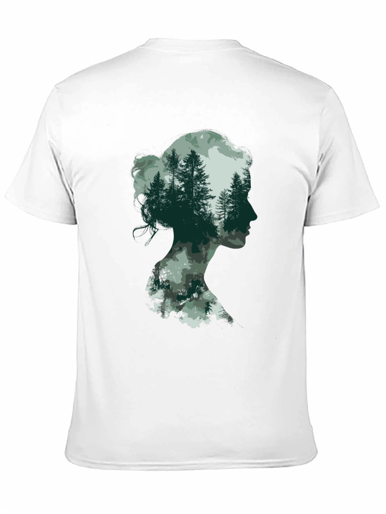 Silhouette Forest T-Shirt - Nature Lover Tee