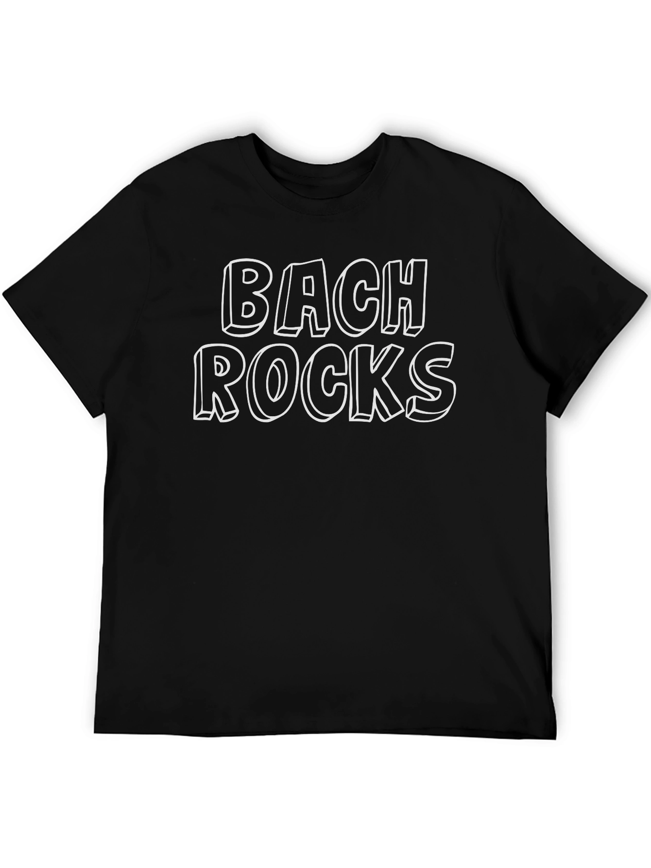 Bach Rocks T-Shirt - Music Lovers Tee