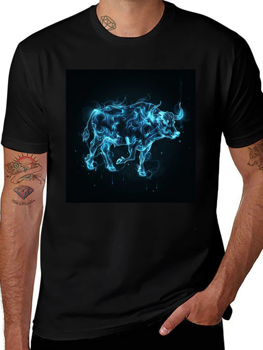 Electric Bull T-Shirt - Black Graphic Tee