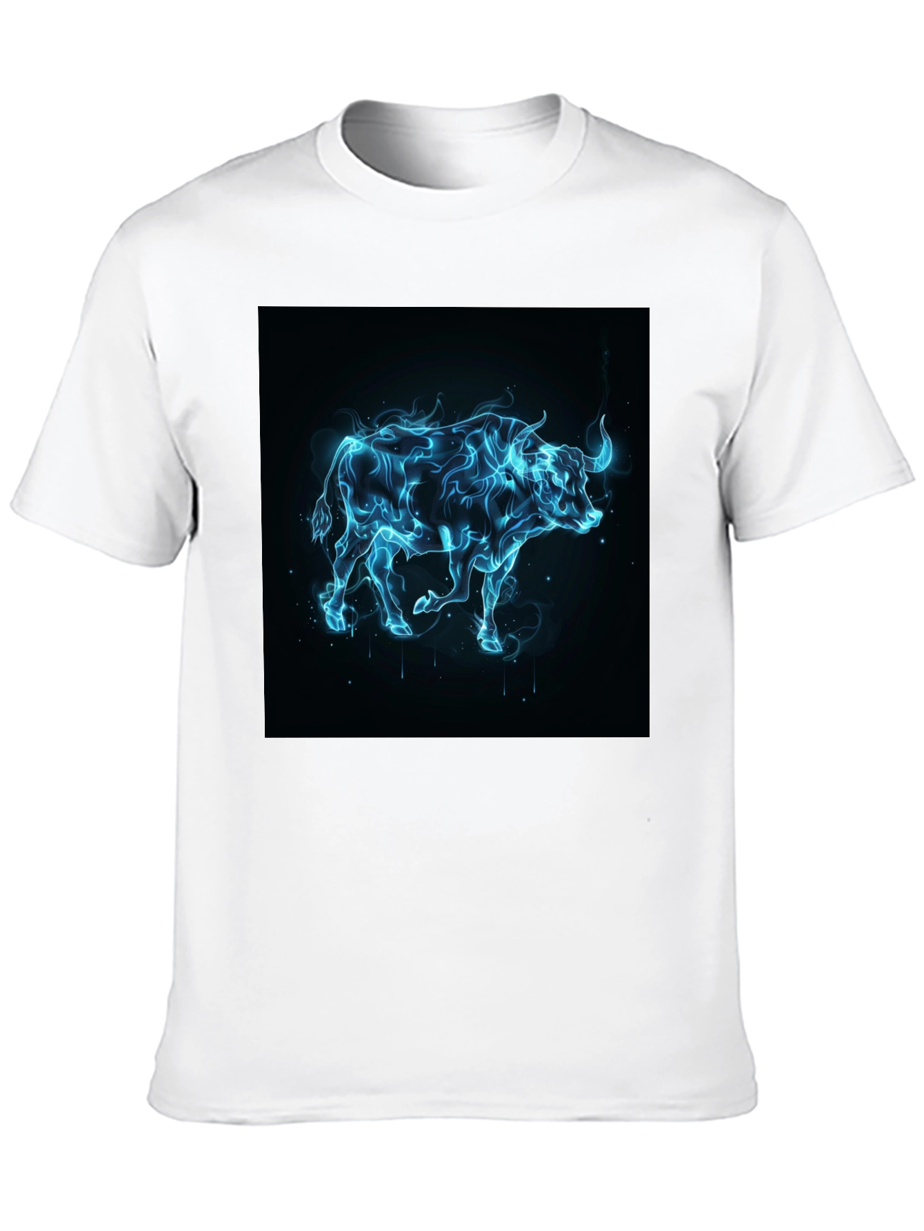 Electric Bull T-Shirt - Black Graphic Tee