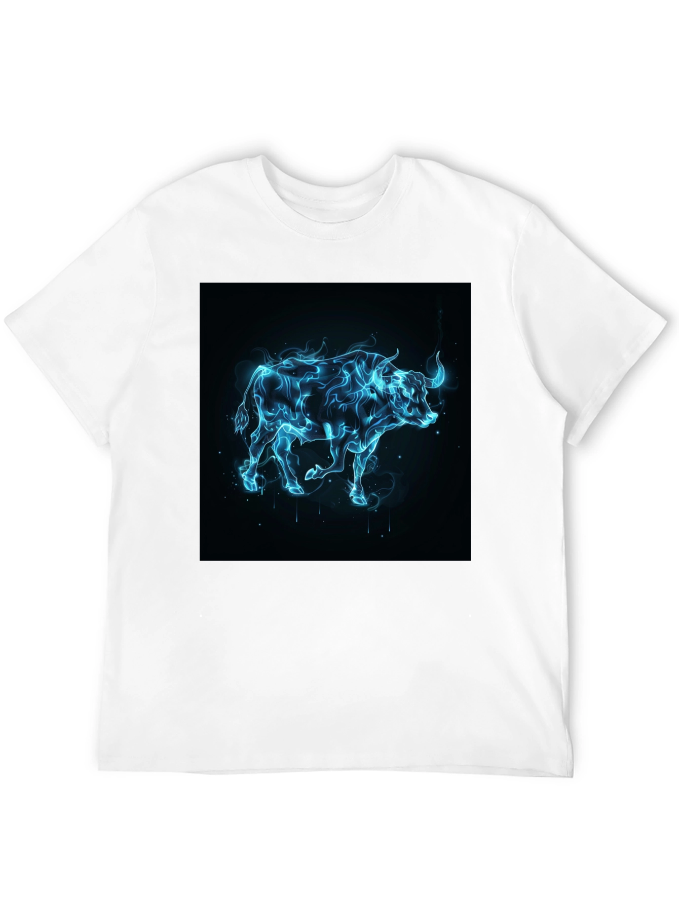Electric Bull T-Shirt - Black Graphic Tee