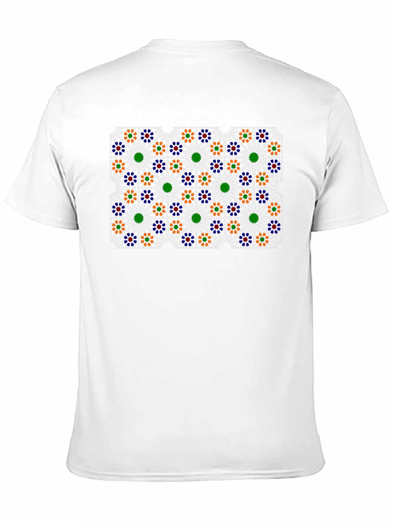 Geometric Pattern Tee - Modern Artistic Design