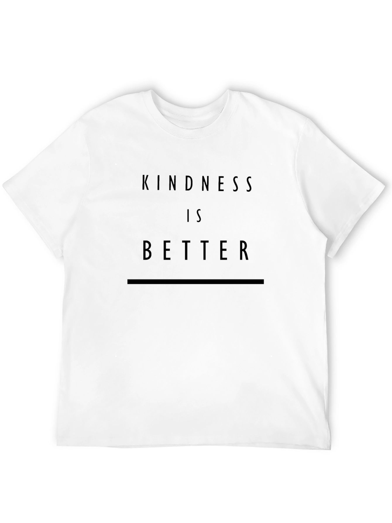 Kindness Is Better - Graphic Black T-Shirt