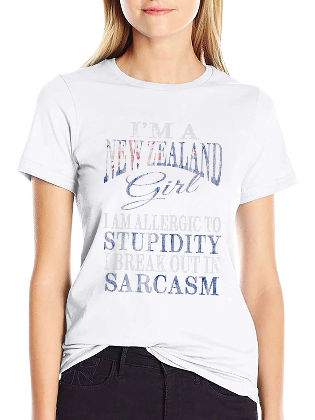 New Zealand Girl Sarcasm T-Shirt