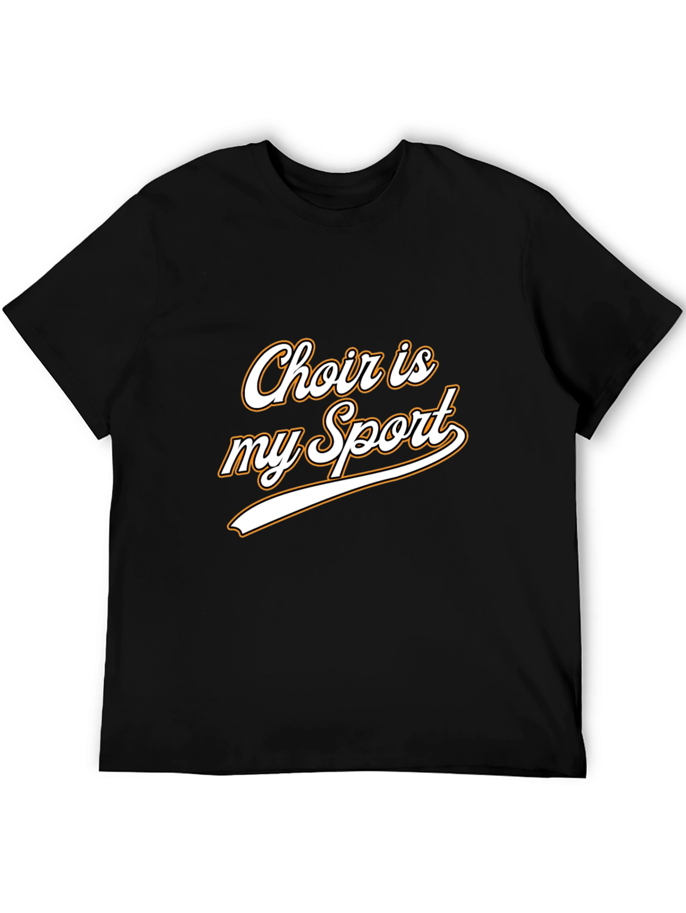 Choir is My Sport Graphic Tee - Black