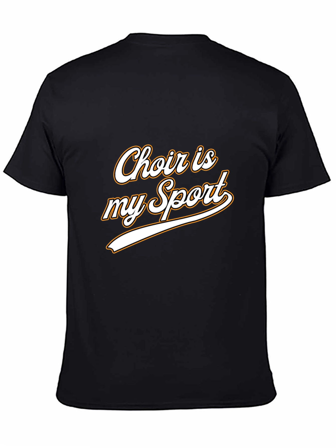 Choir is My Sport Graphic Tee - Black