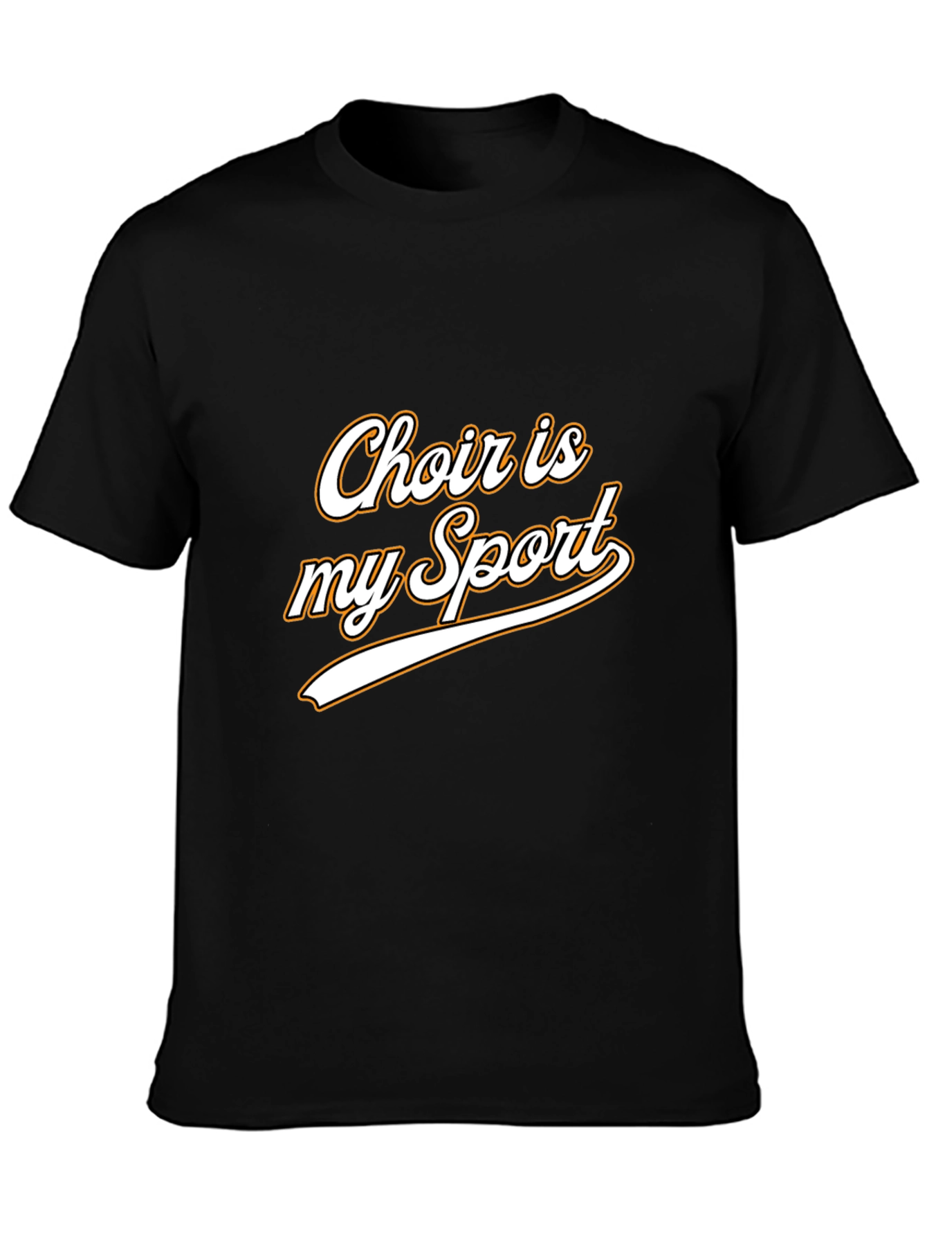 Choir is My Sport Graphic Tee - Black