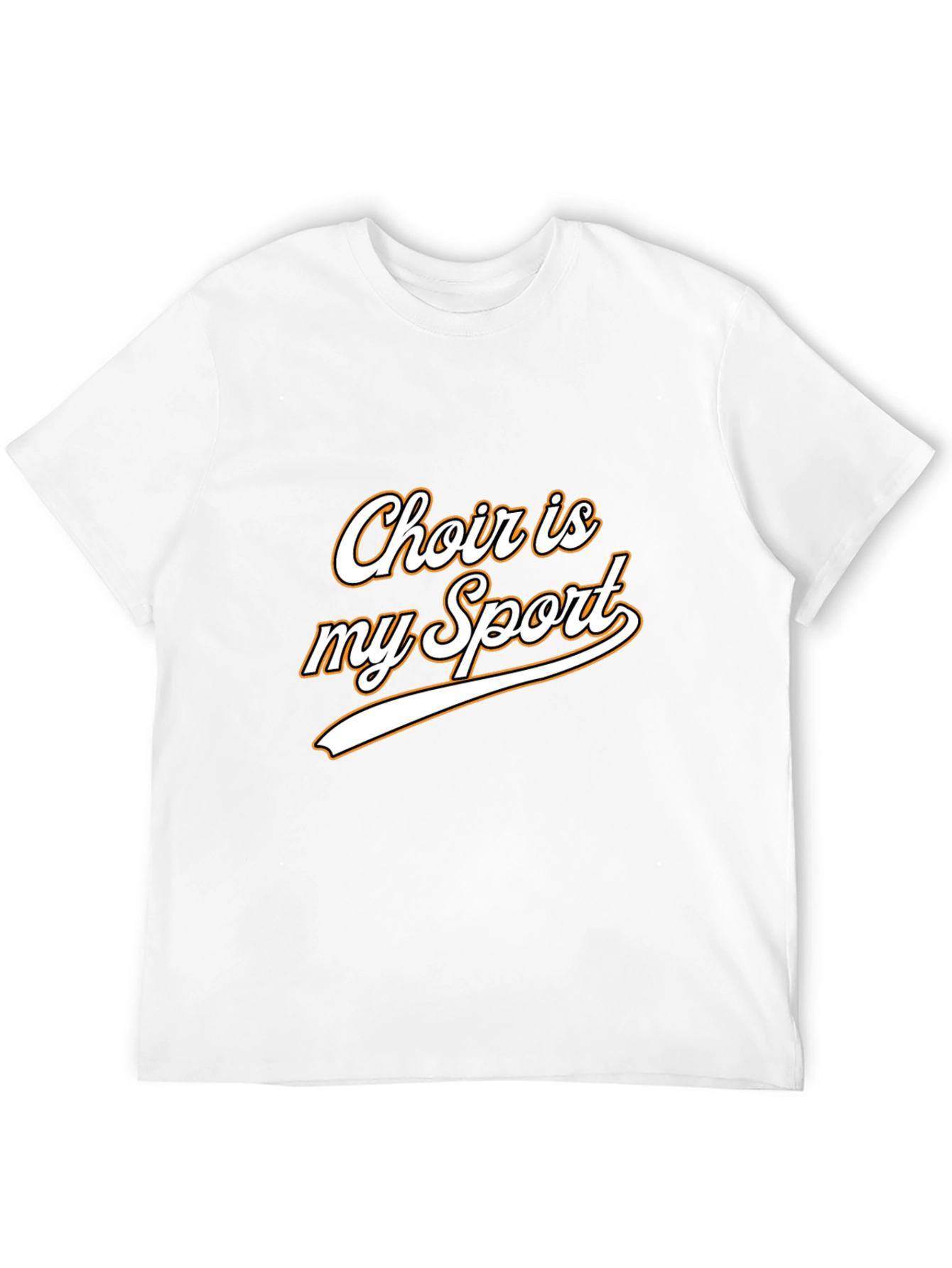 Choir is My Sport Graphic Tee - Black