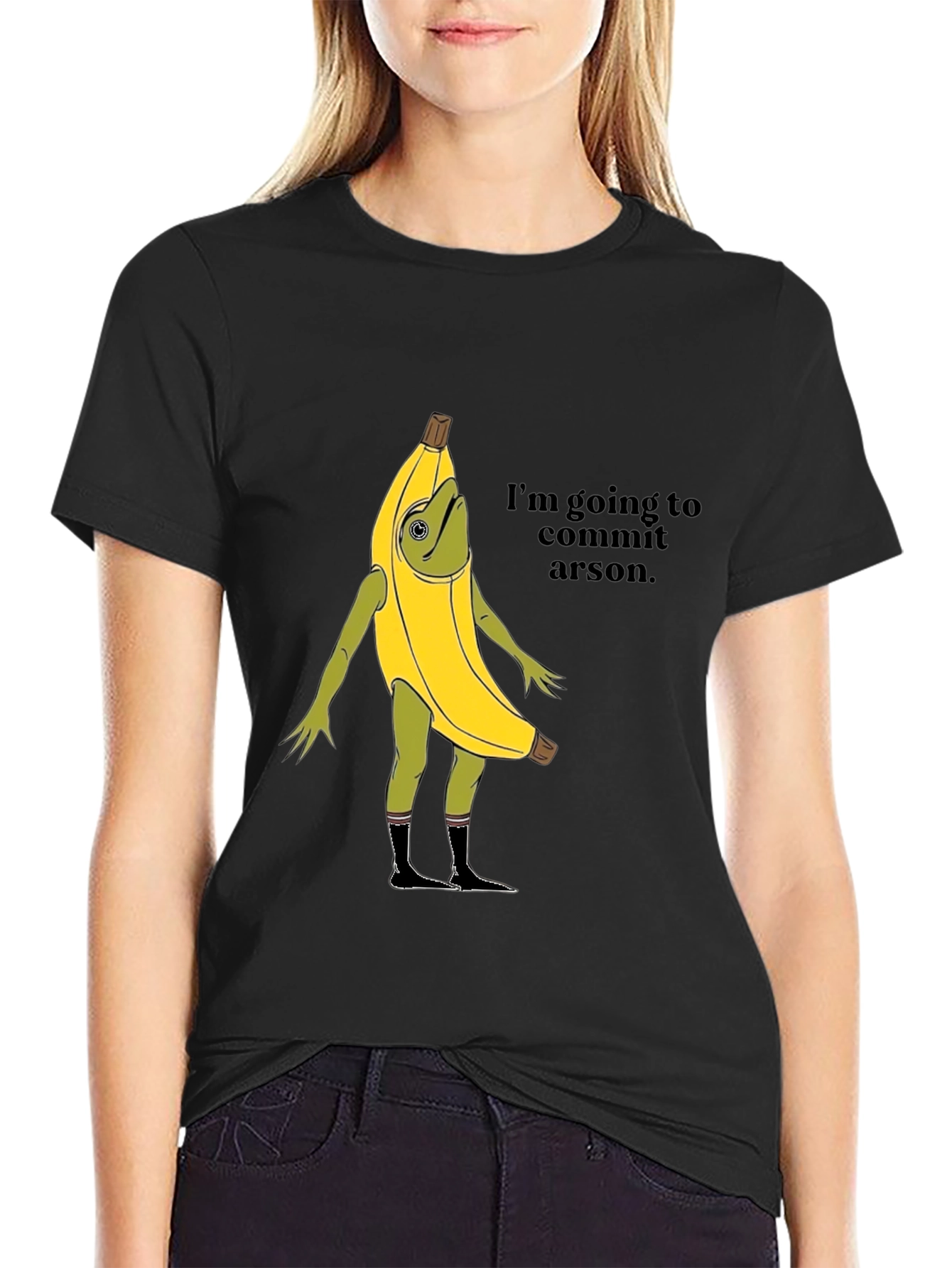 Arson Banana T-Shirt - Funny Graphic Tee