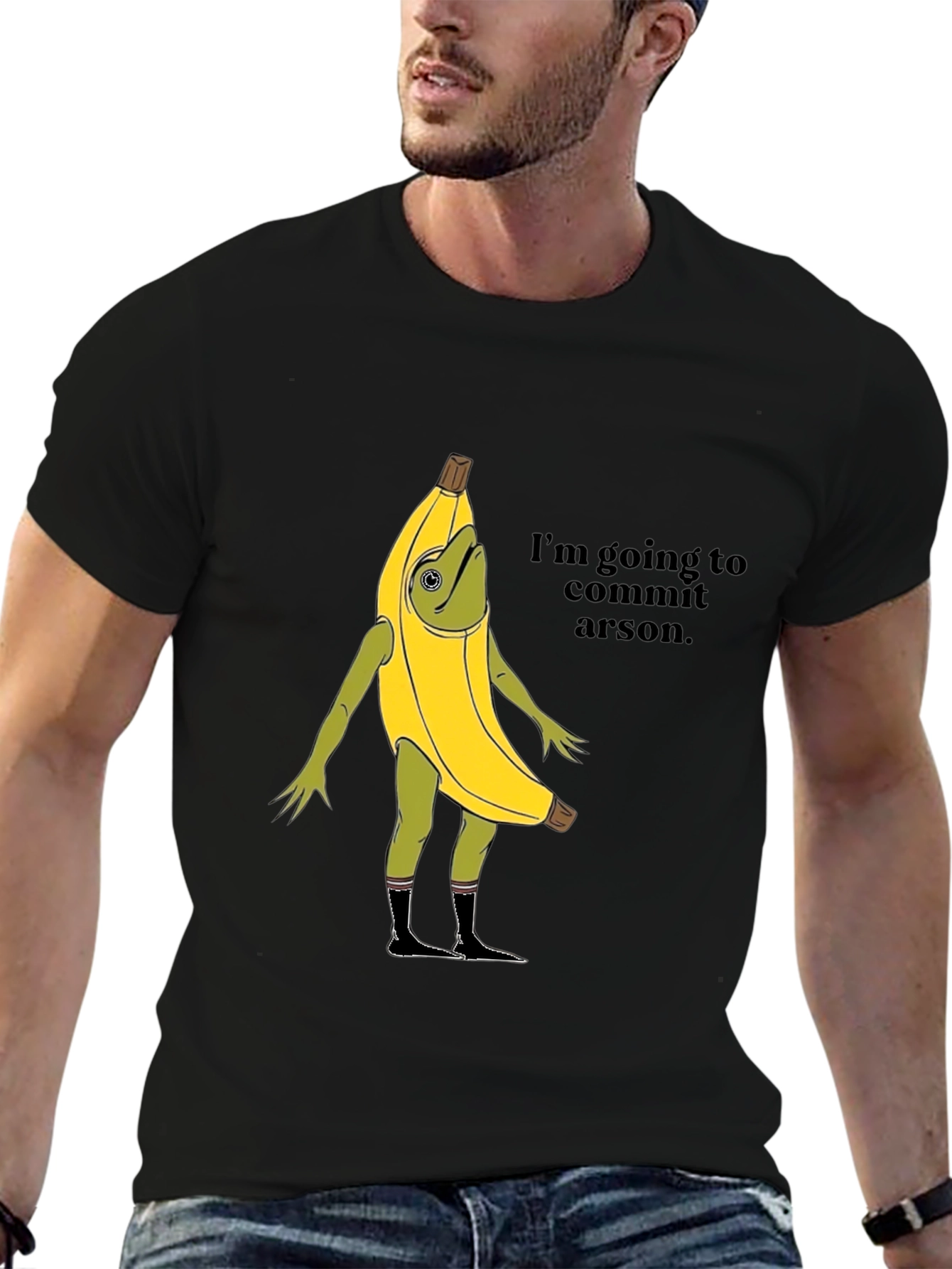 Arson Banana T-Shirt - Funny Graphic Tee