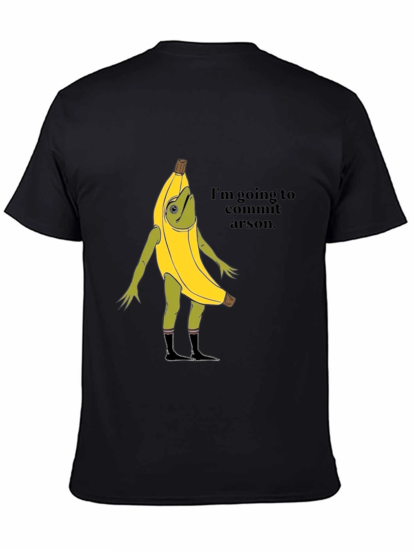 Arson Banana T-Shirt - Funny Graphic Tee