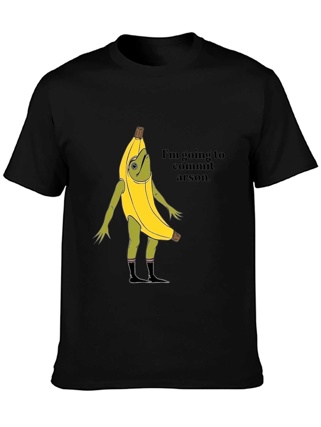 Arson Banana T-Shirt - Funny Graphic Tee
