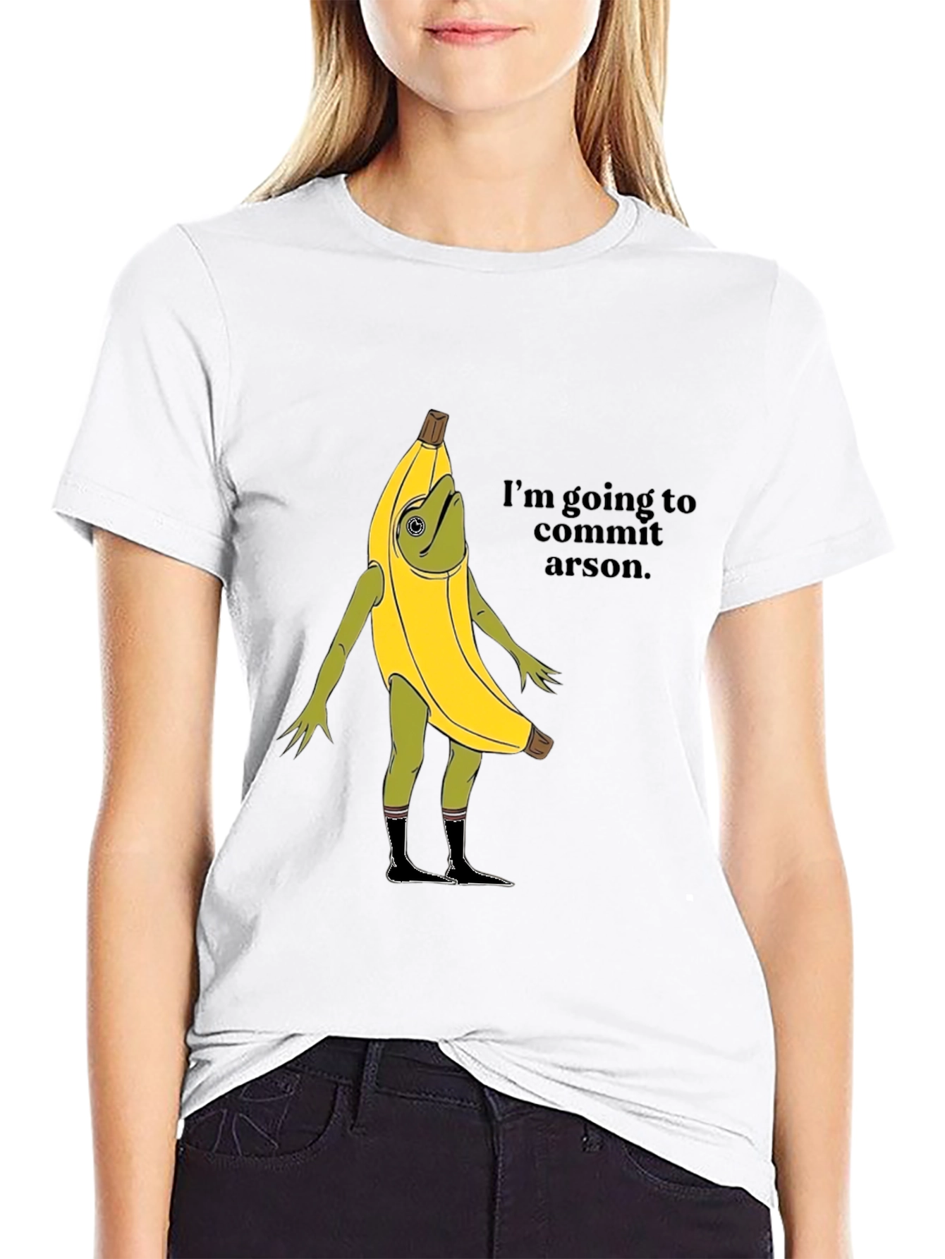 Arson Banana T-Shirt - Funny Graphic Tee
