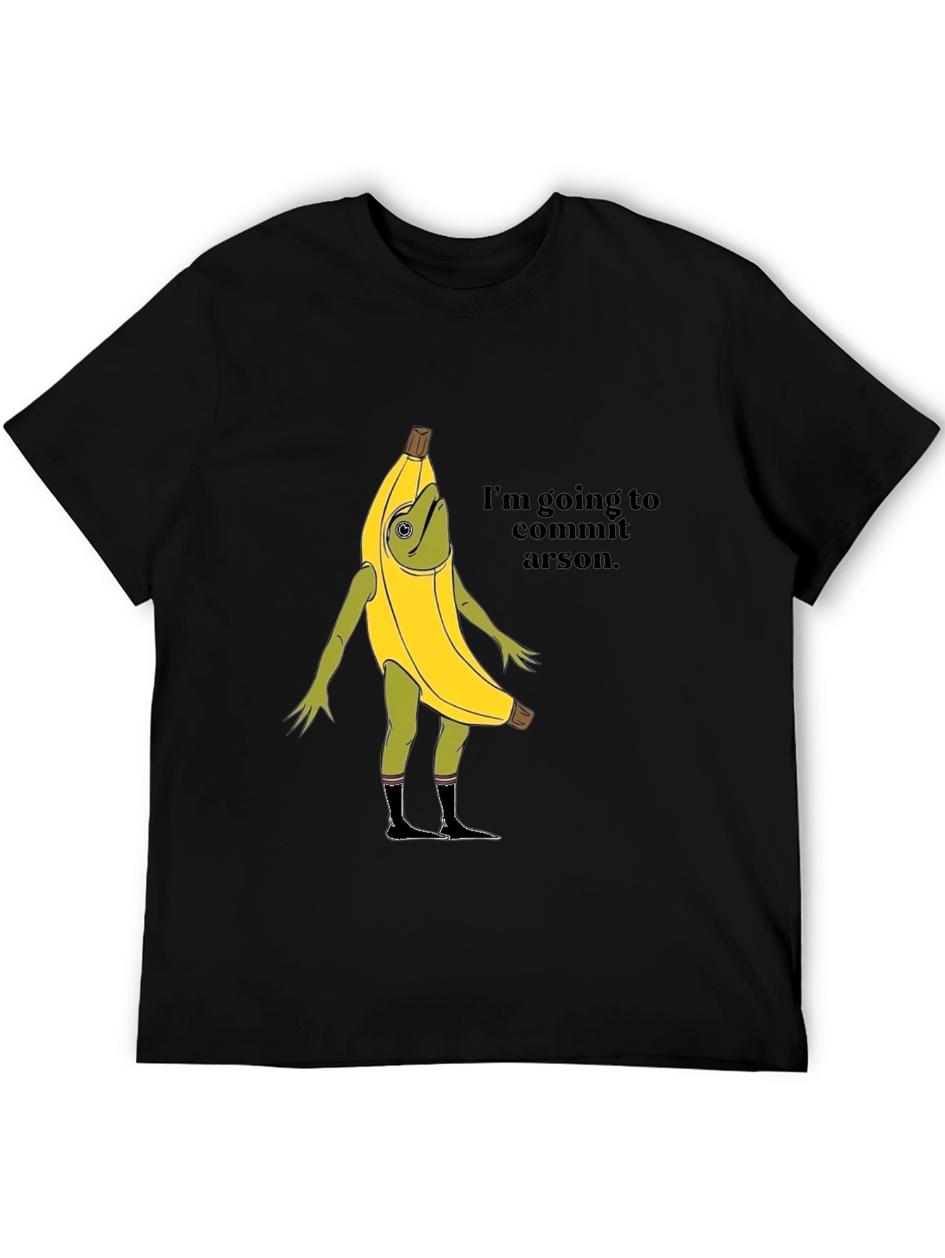 Arson Banana T-Shirt - Funny Graphic Tee