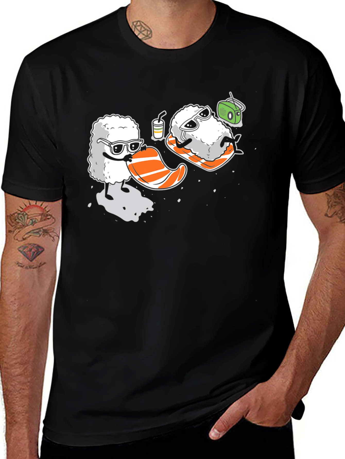 Sushi Beach T-Shirt - Cool Summer Vibes