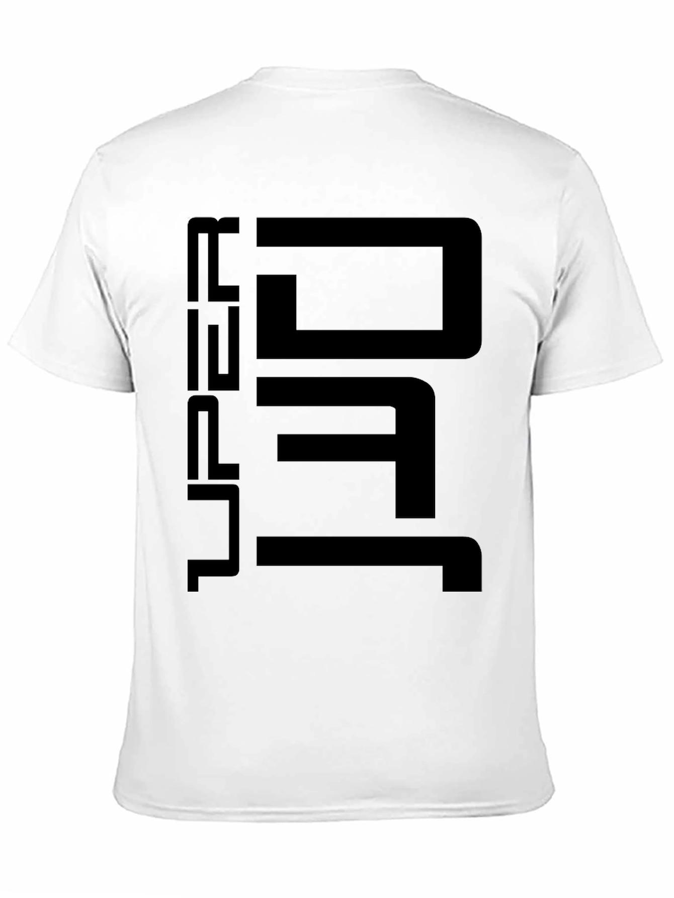 Super DJ Black Graphic Tee - Modern Design
