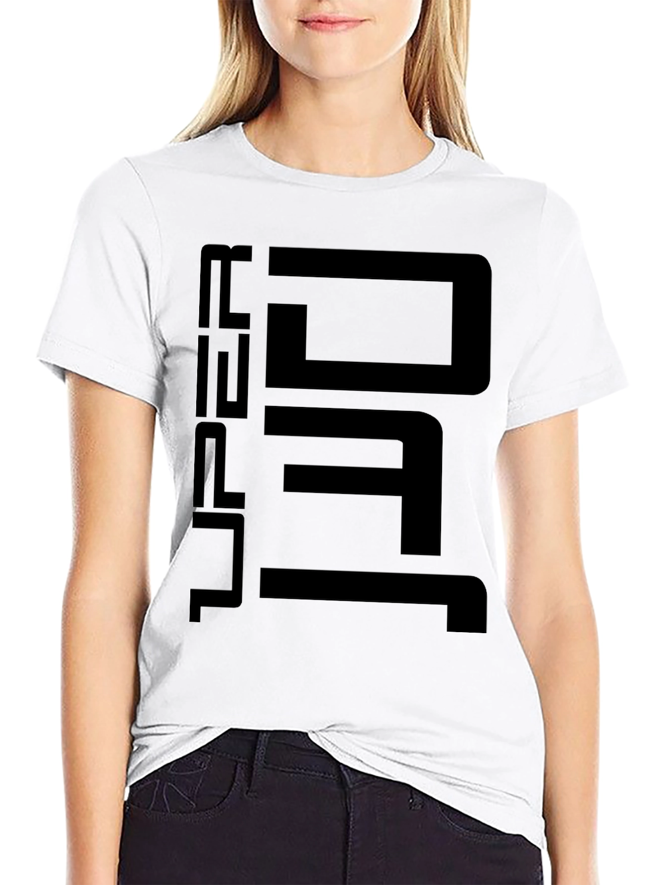 Super DJ Black Graphic Tee - Modern Design