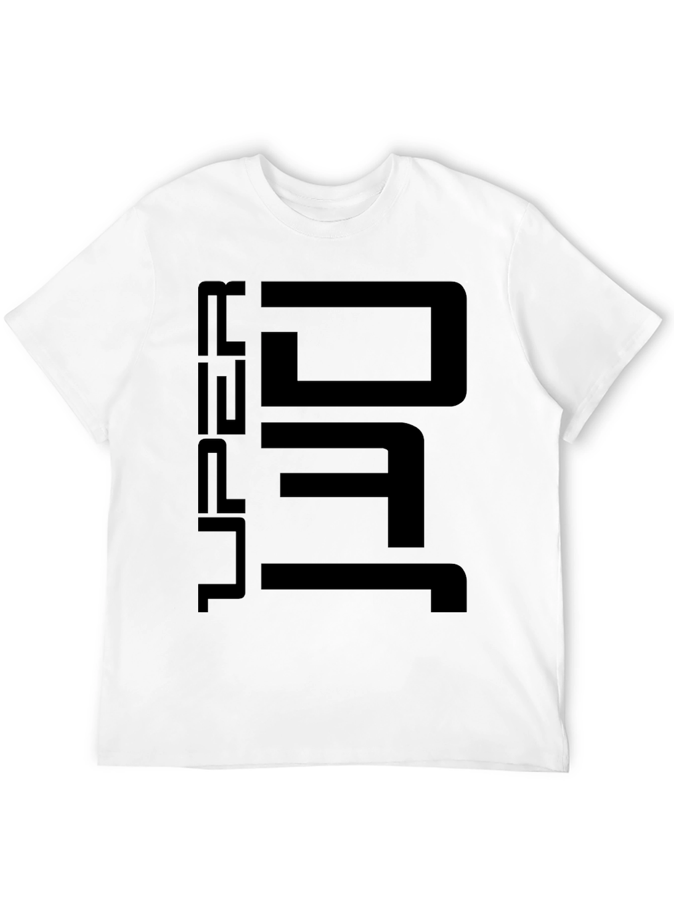 Super DJ Black Graphic Tee - Modern Design