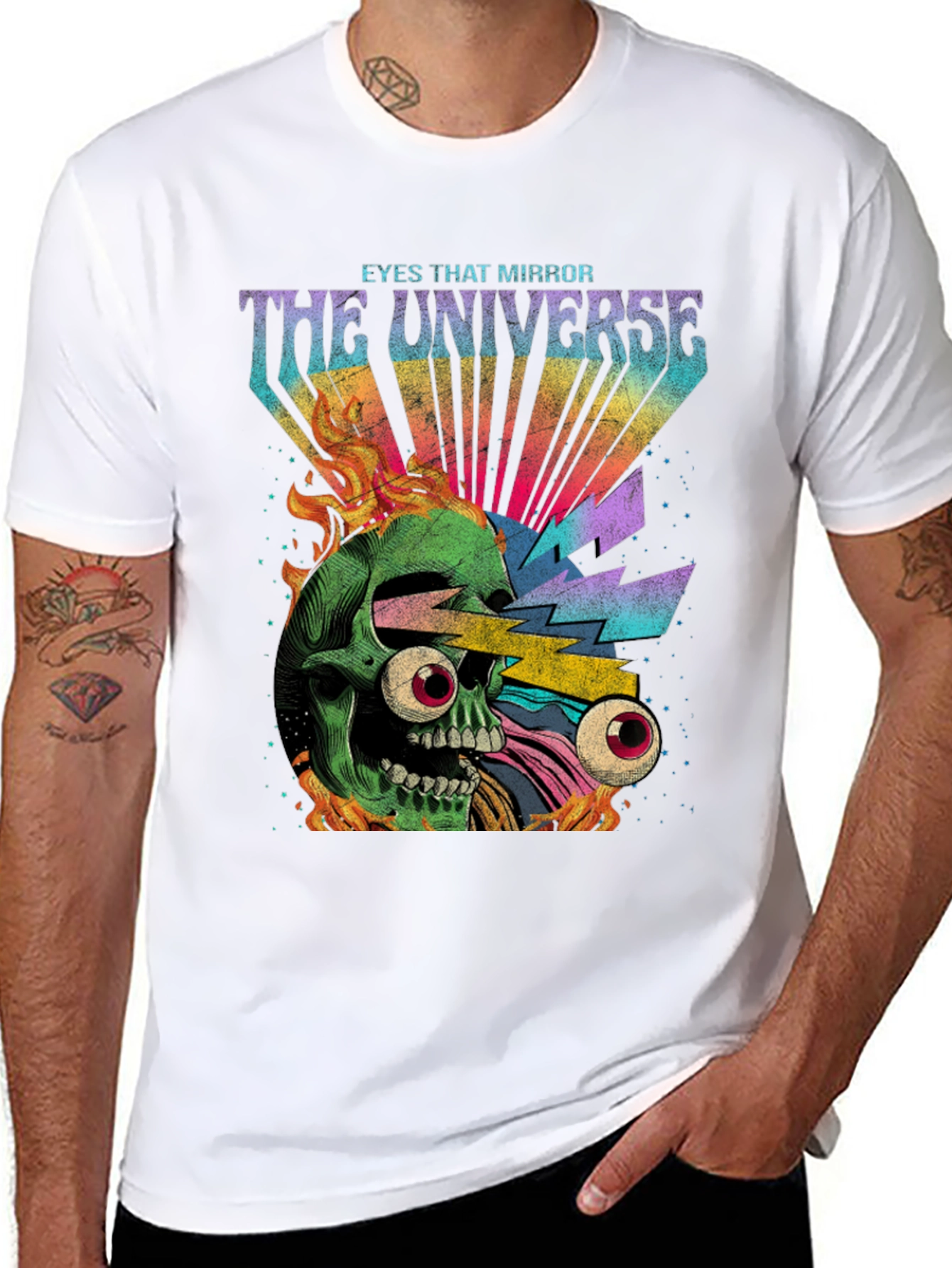 Eyes That Mirror the Universe Graphic Tee