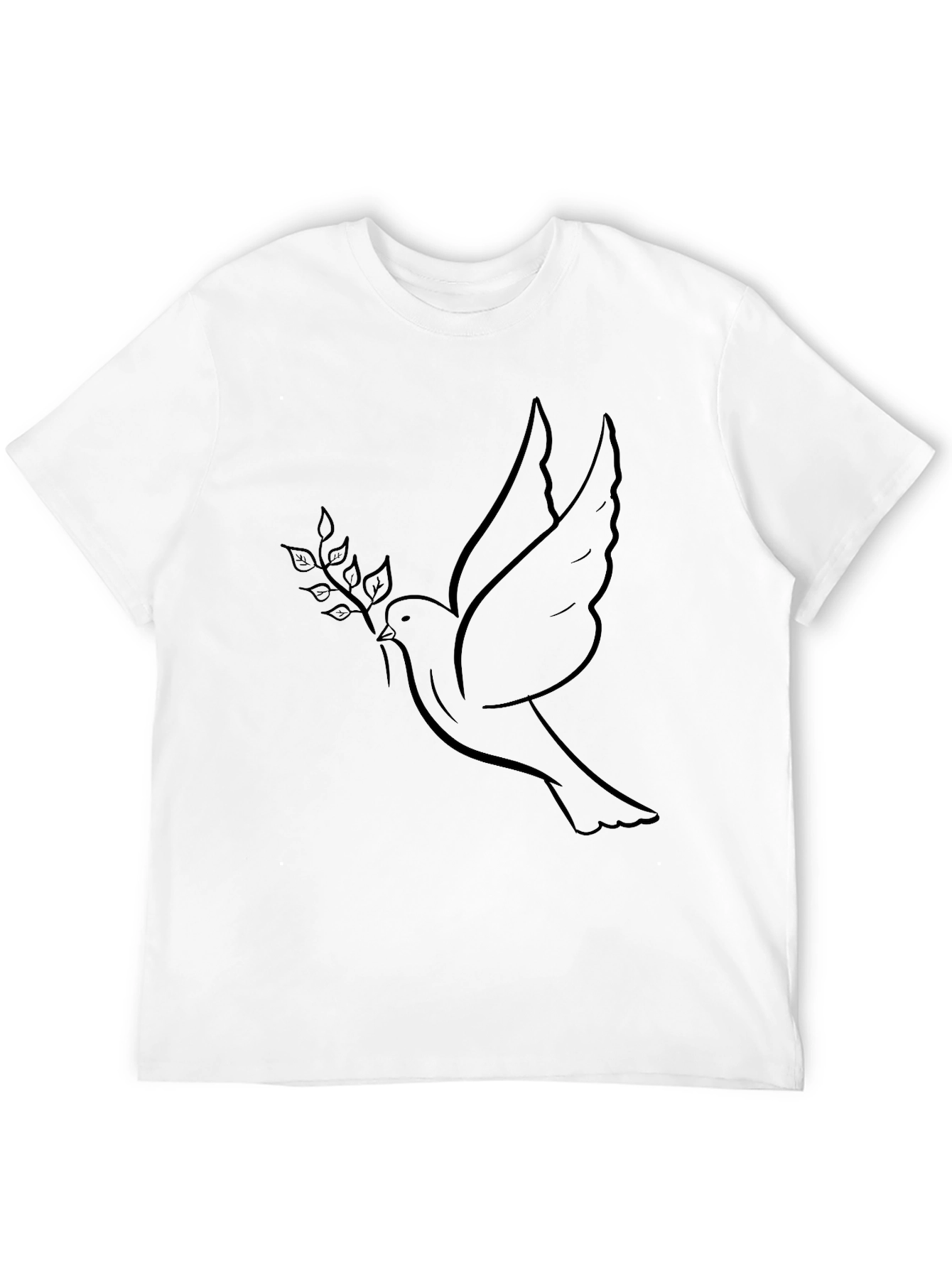 Dove & Olive Branch Black T-Shirt