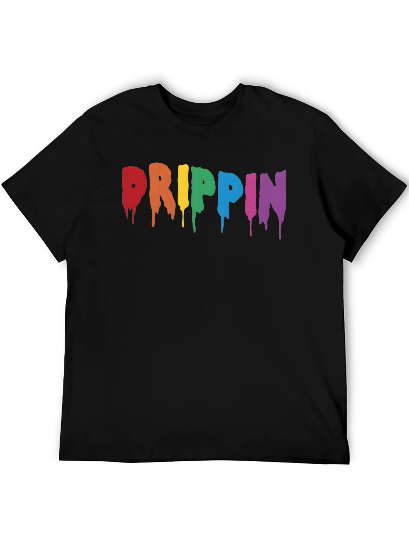 Drippin Rainbow Graphic T-Shirt