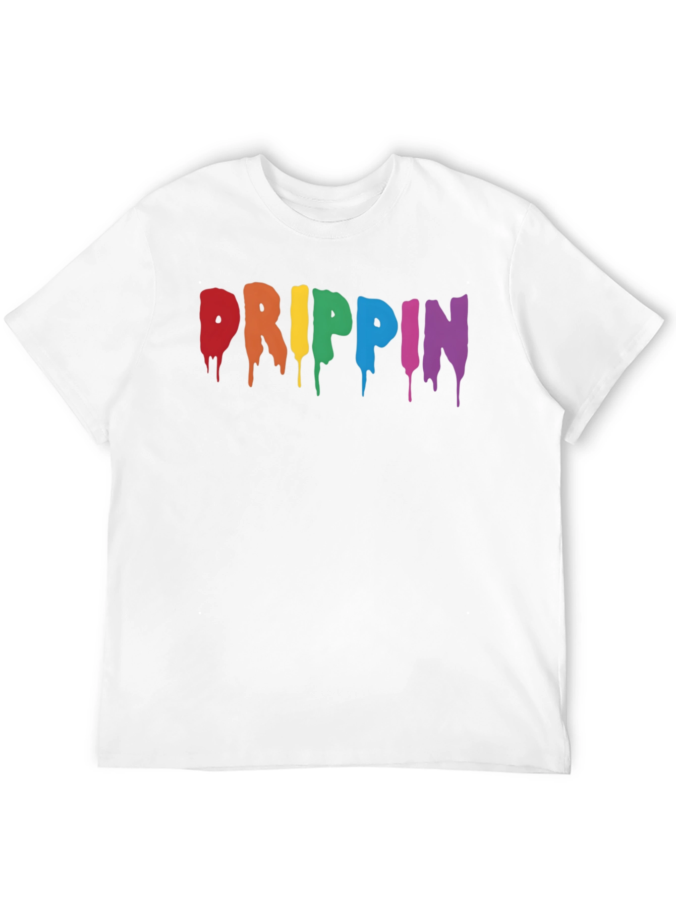 Drippin Rainbow Graphic T-Shirt
