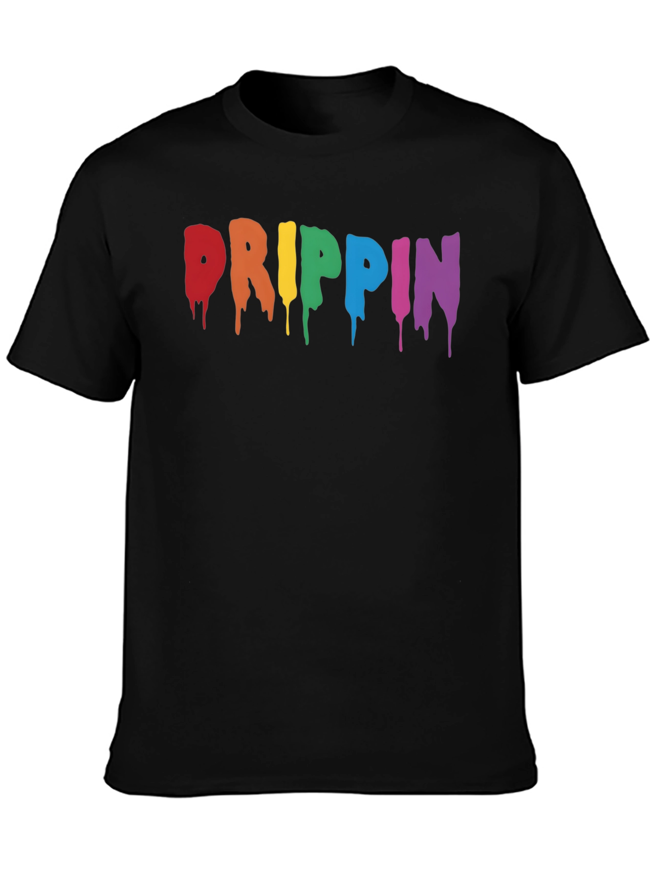Drippin Rainbow Graphic T-Shirt