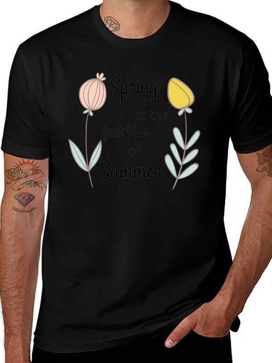 Spring Kiss Summer Graphic T-Shirt