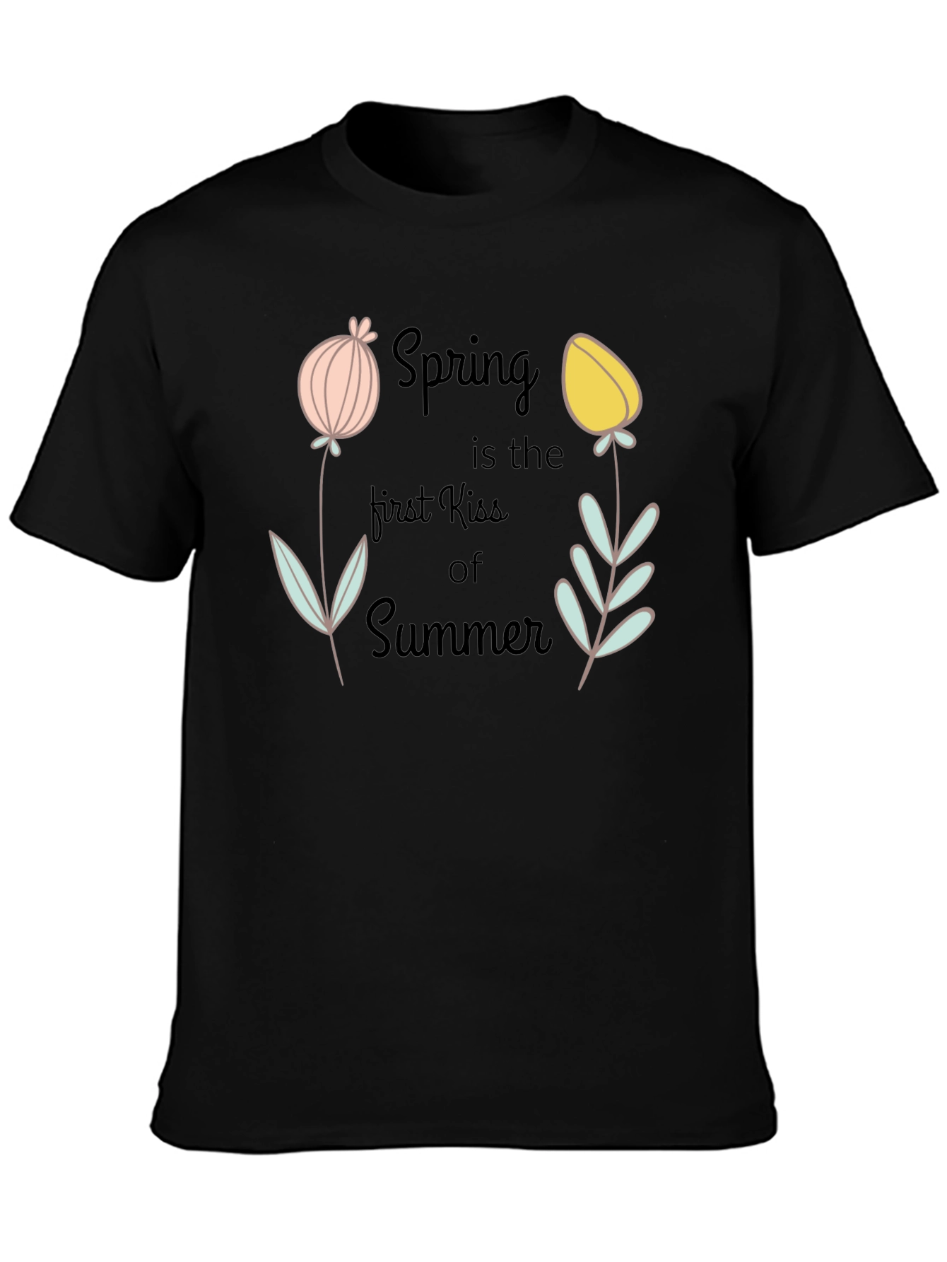 Spring Kiss Summer Graphic T-Shirt