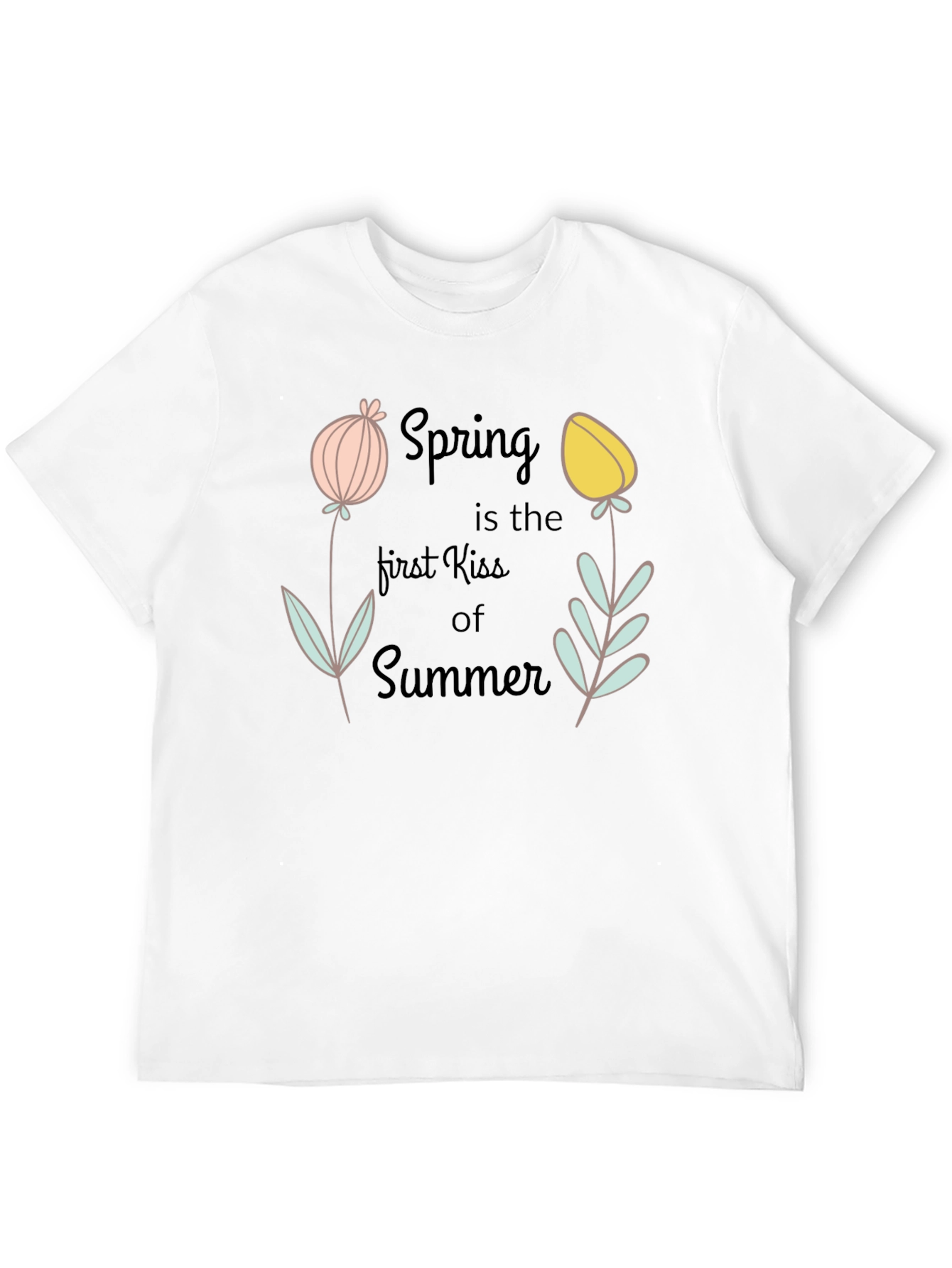 Spring Kiss Summer Graphic T-Shirt