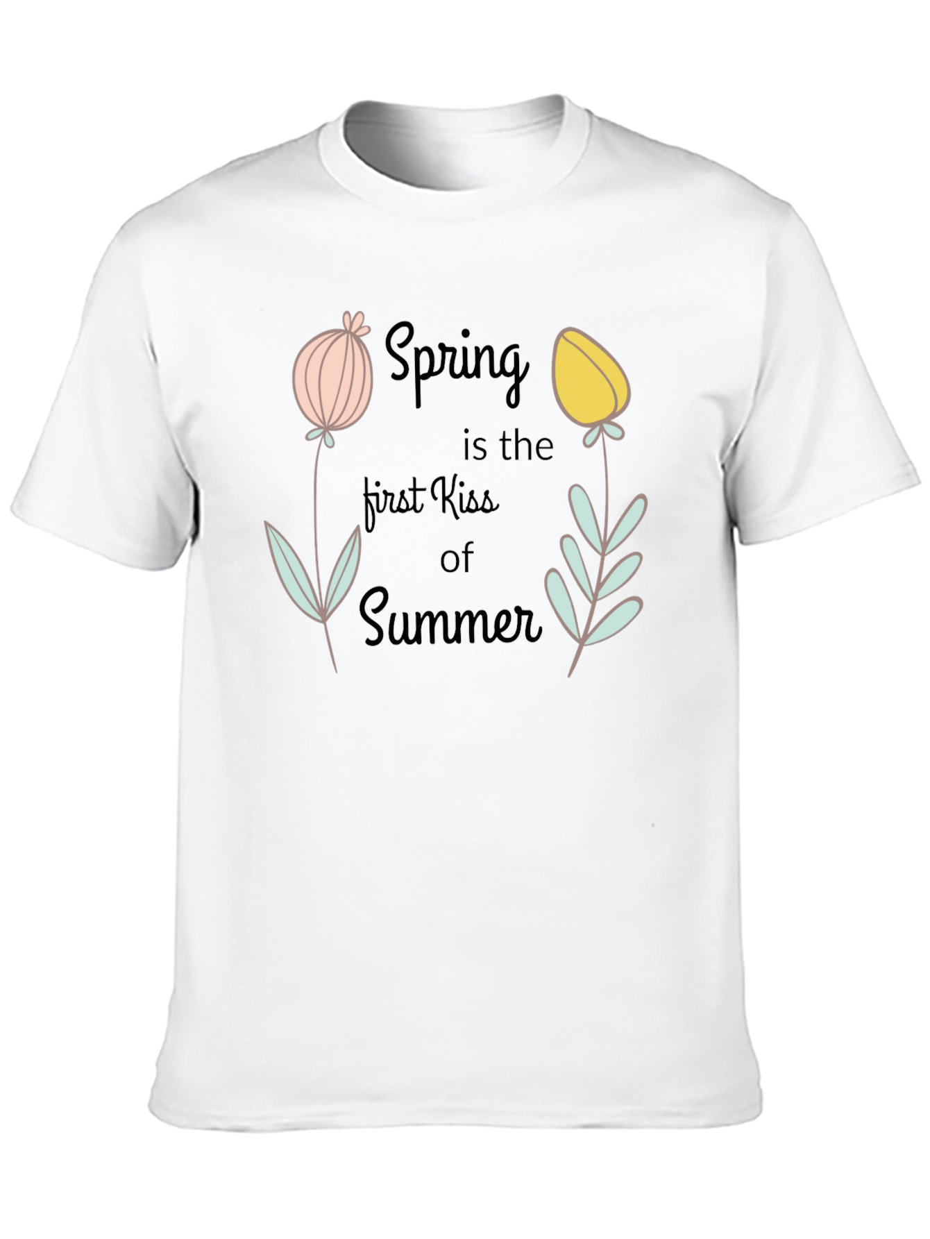 Spring Kiss Summer Graphic T-Shirt