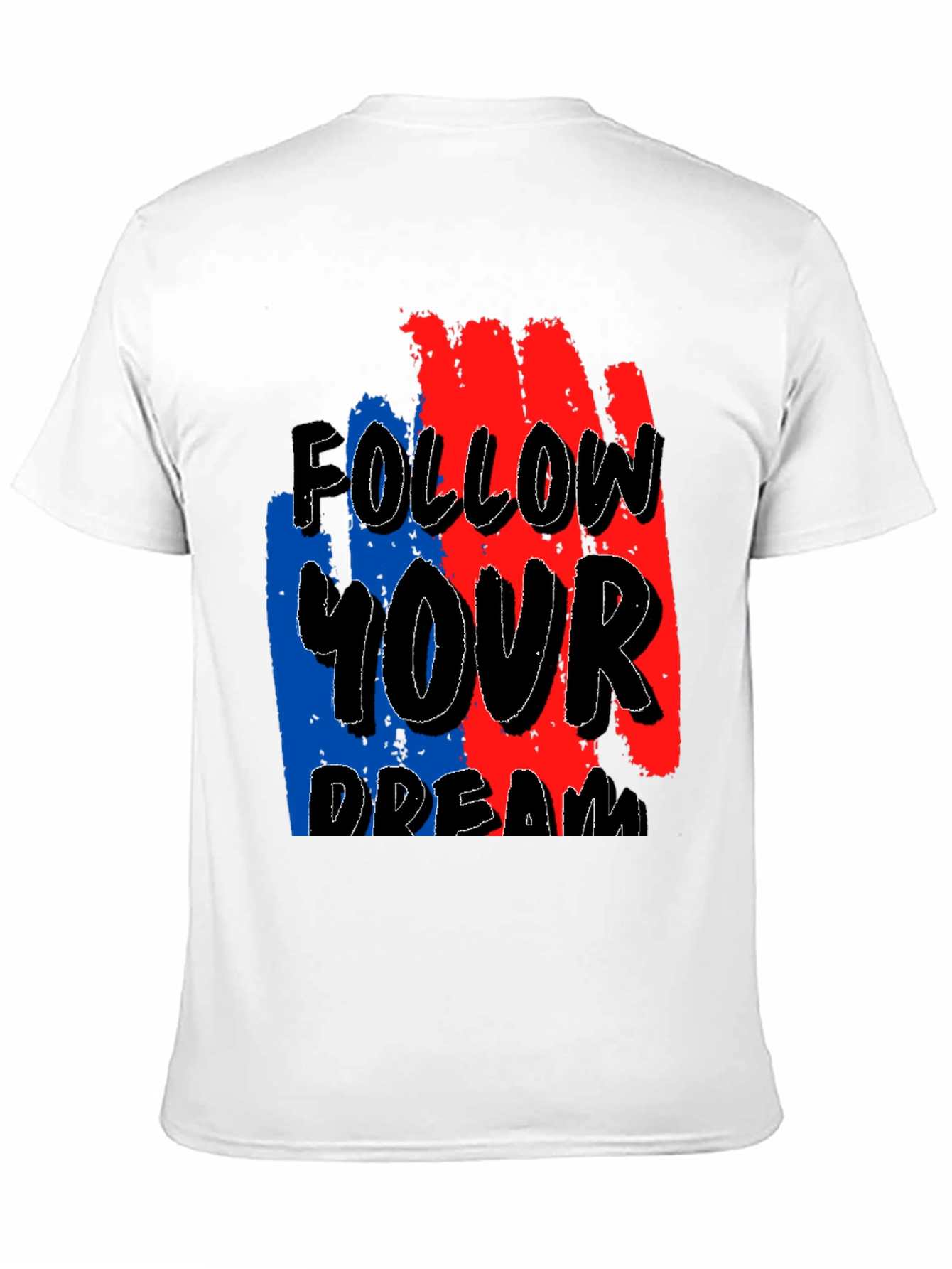 Follow Your Dream Graphic T-Shirt - Black
