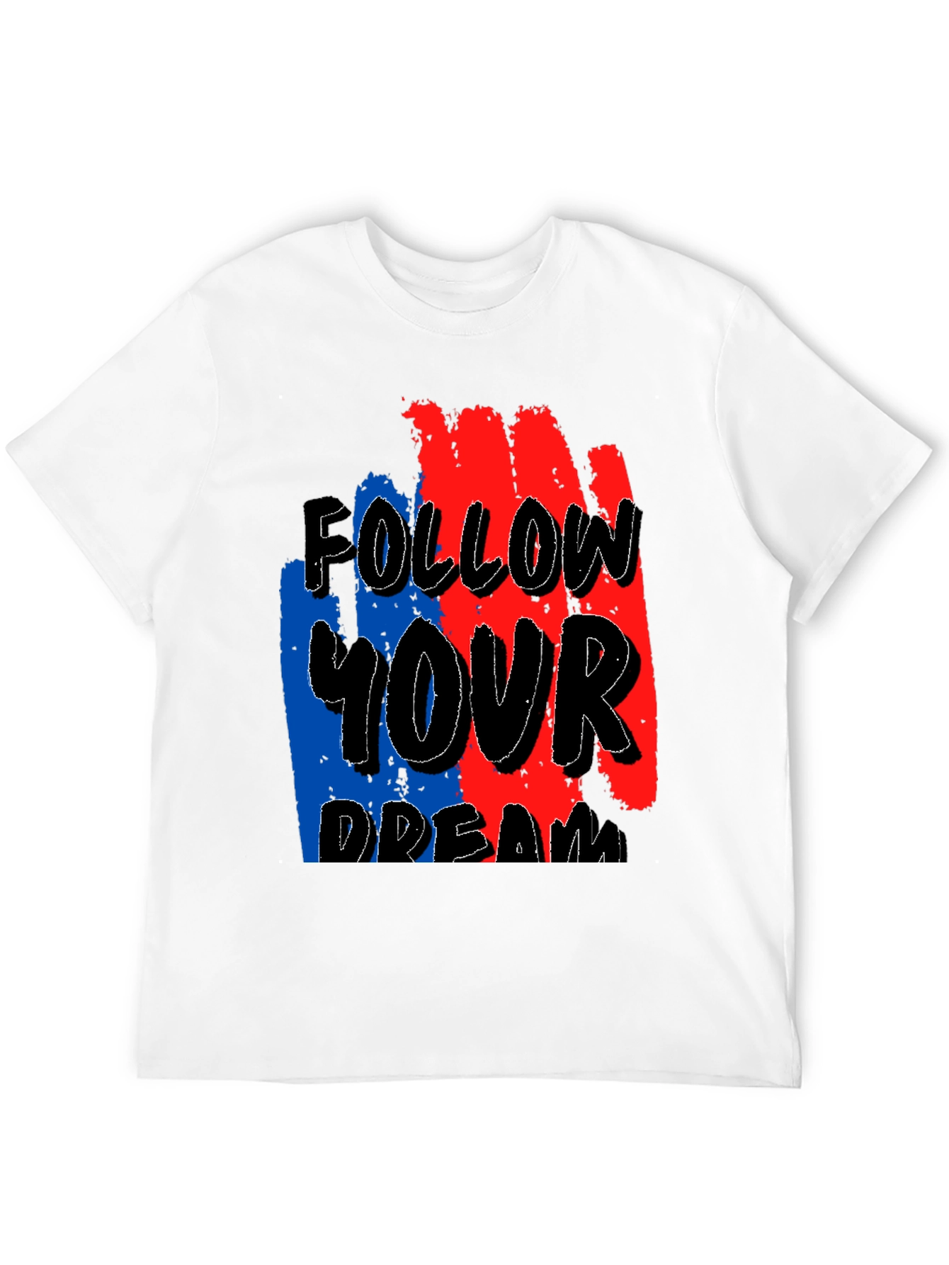 Follow Your Dream Graphic T-Shirt - Black
