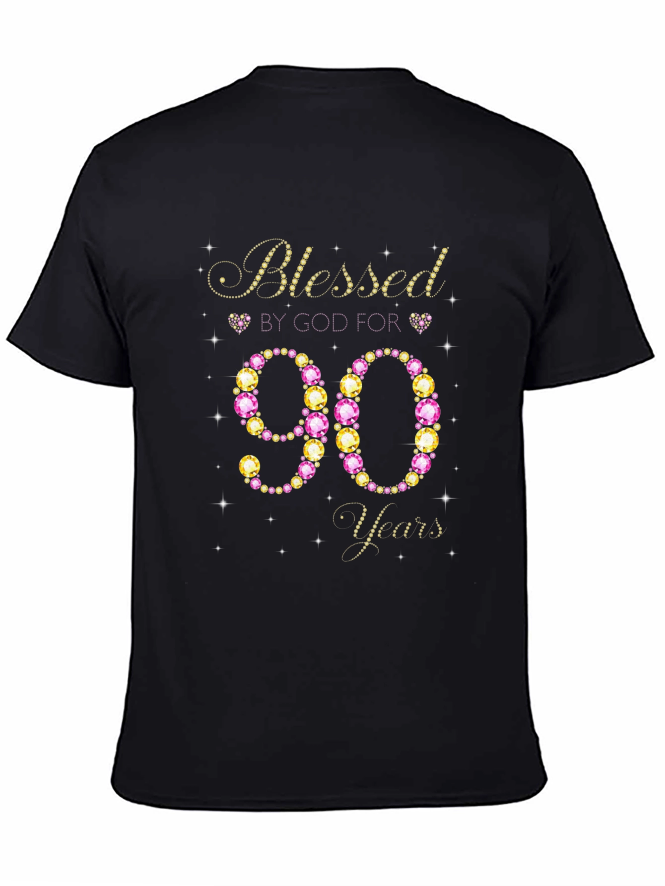 Blessed by God for 90 Years Birthday T-Shirt