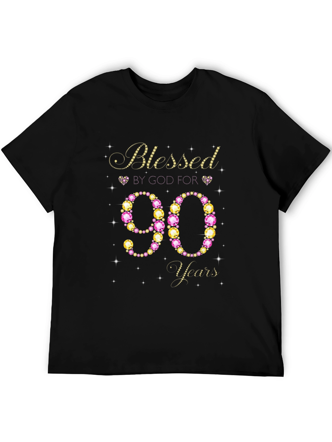 Blessed by God for 90 Years Birthday T-Shirt