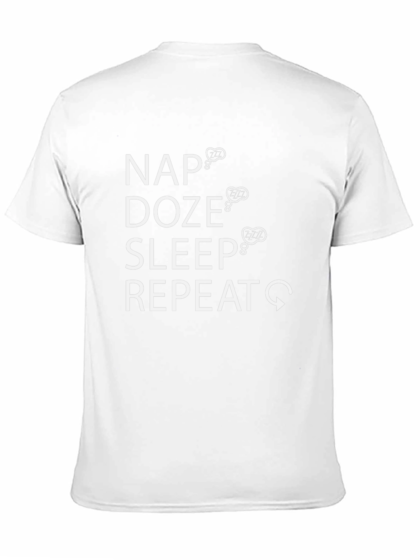 Nap Doze Sleep Repeat Graphic T-Shirt